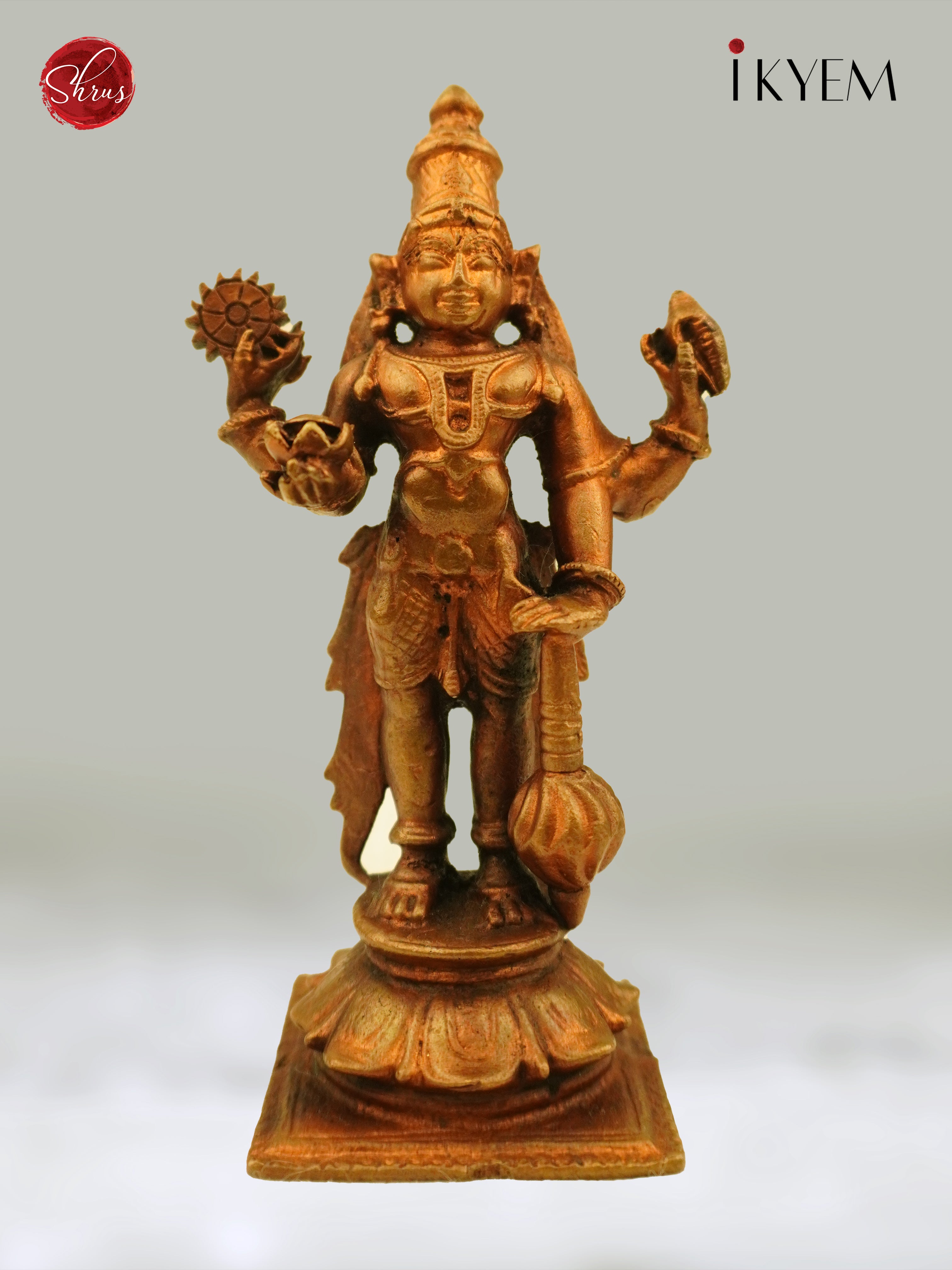 Perumal with mace - Shop on ShrusEternity.com