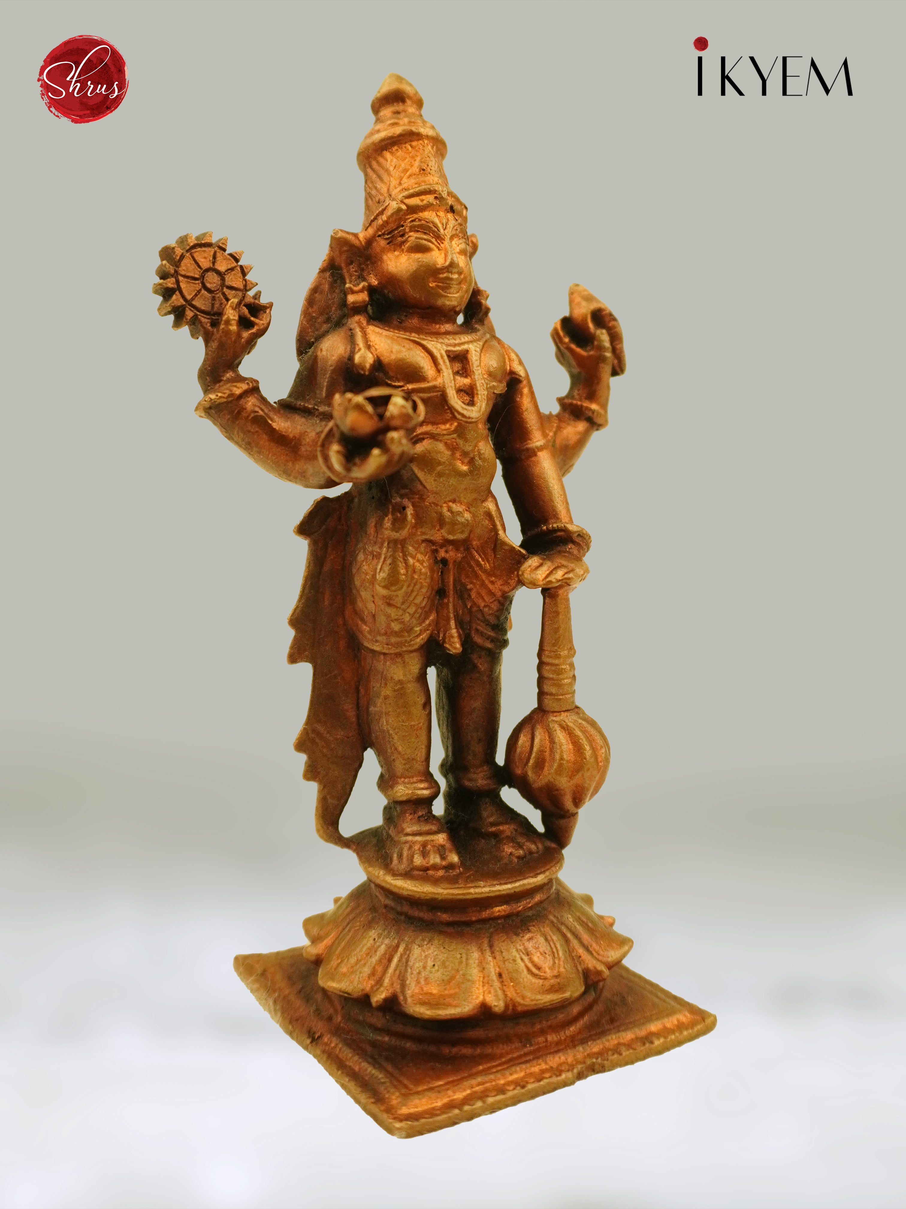 Perumal with mace - Shop on ShrusEternity.com