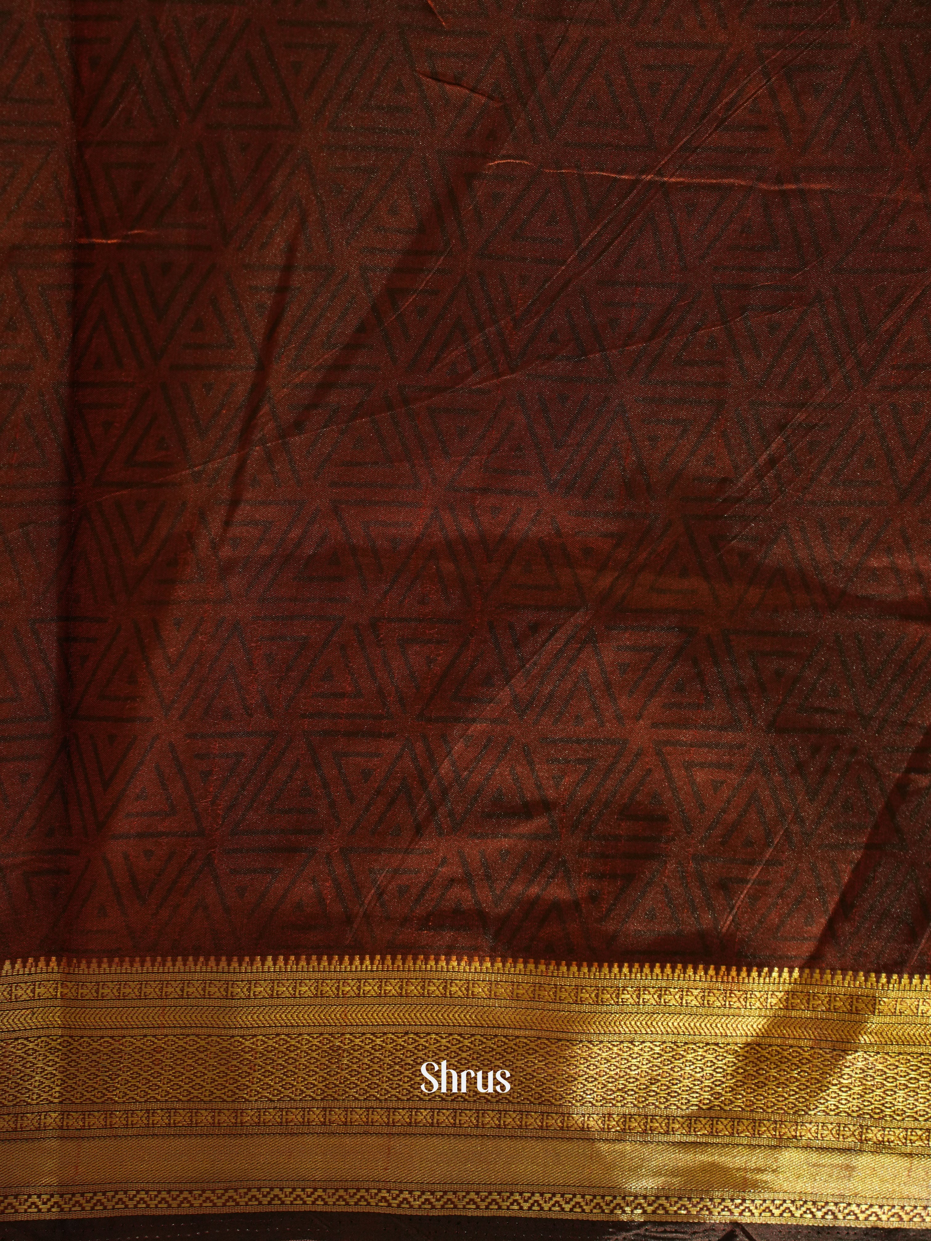 Black & Maroon -Semi Patola - Shop on ShrusEternity.com