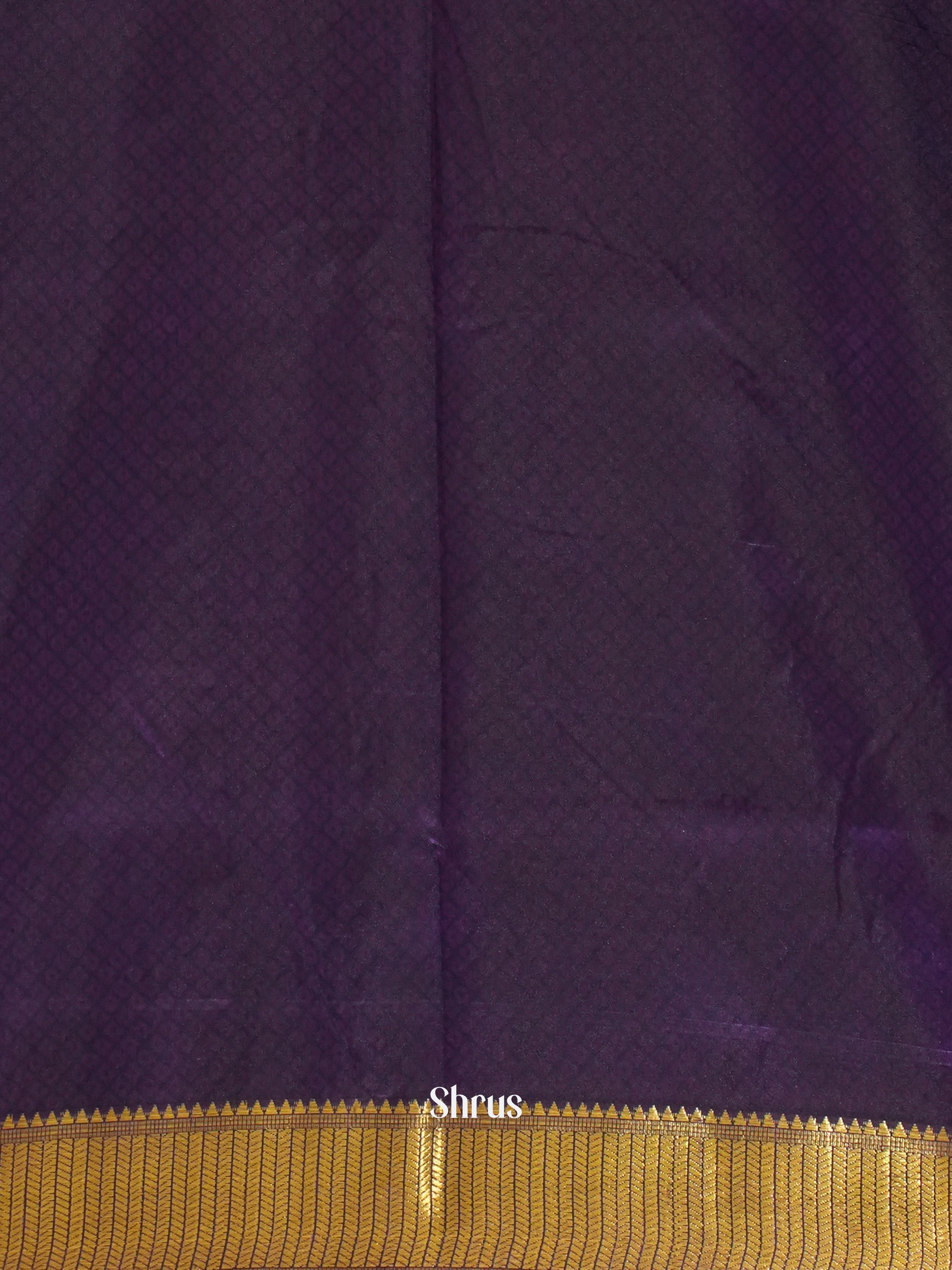 Blue & Violet - Semi Patola Saree - Shop on ShrusEternity.com