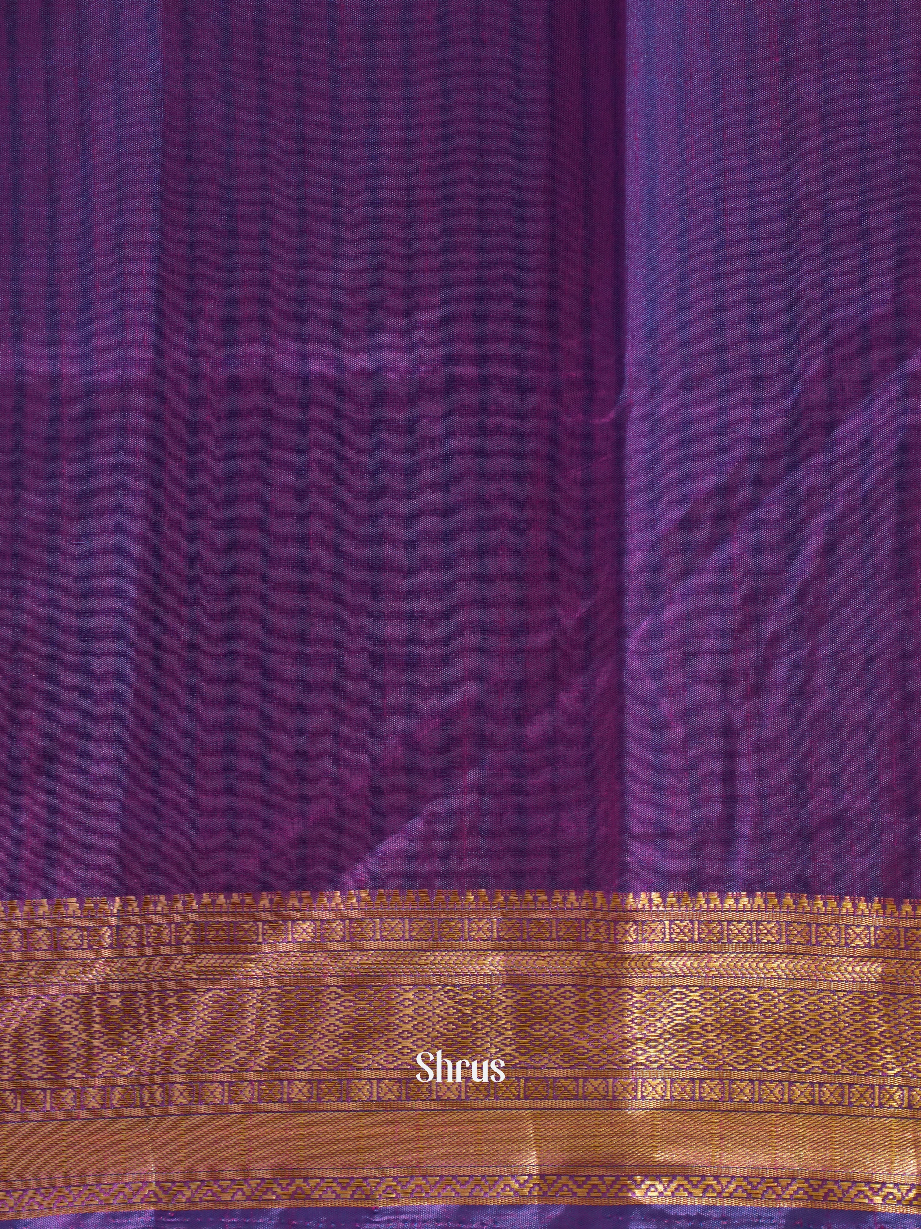 Blue & Purple -Semi patola - Shop on ShrusEternity.com