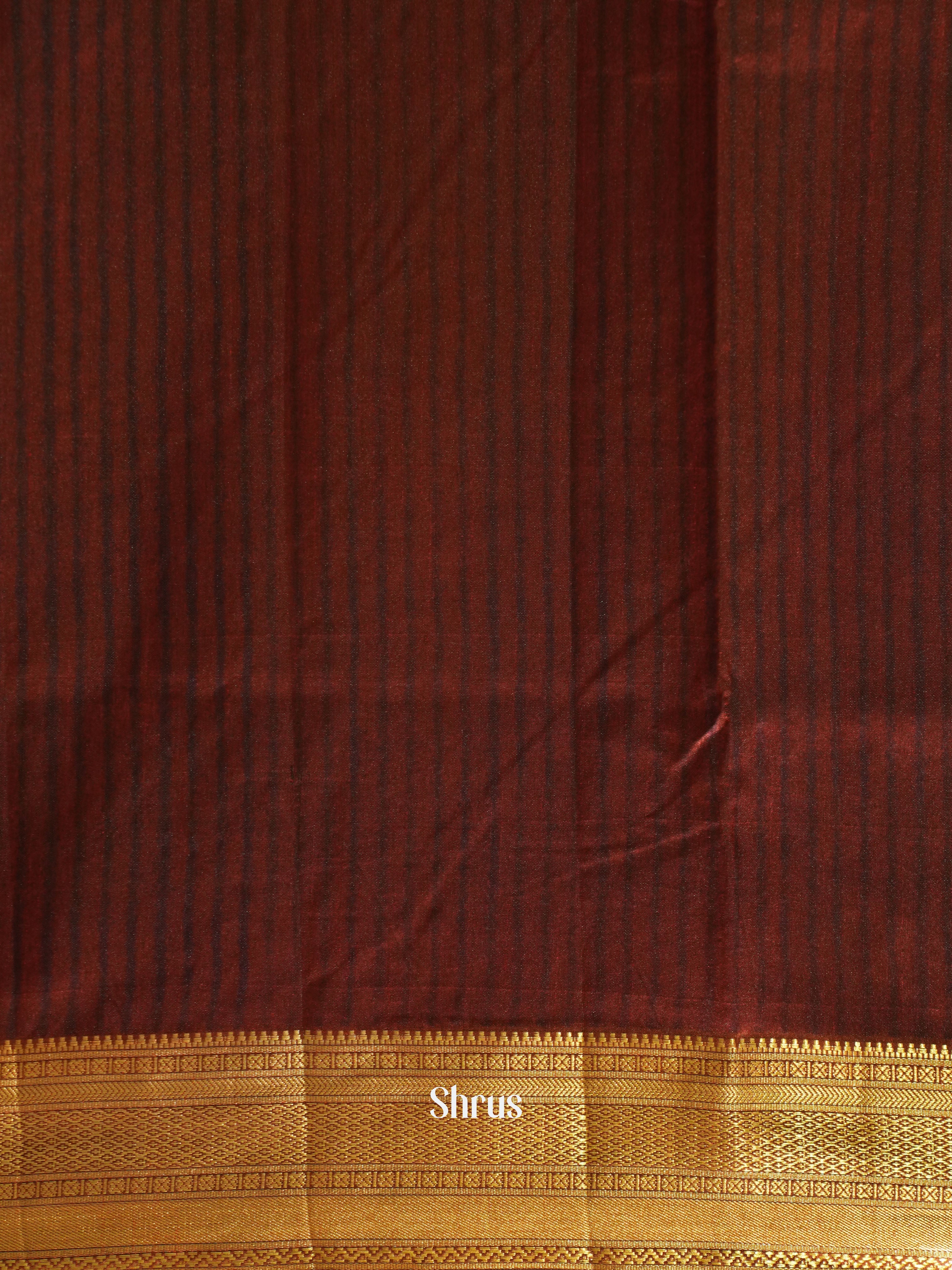 Black & Maroon -Semi Patola - Shop on ShrusEternity.com