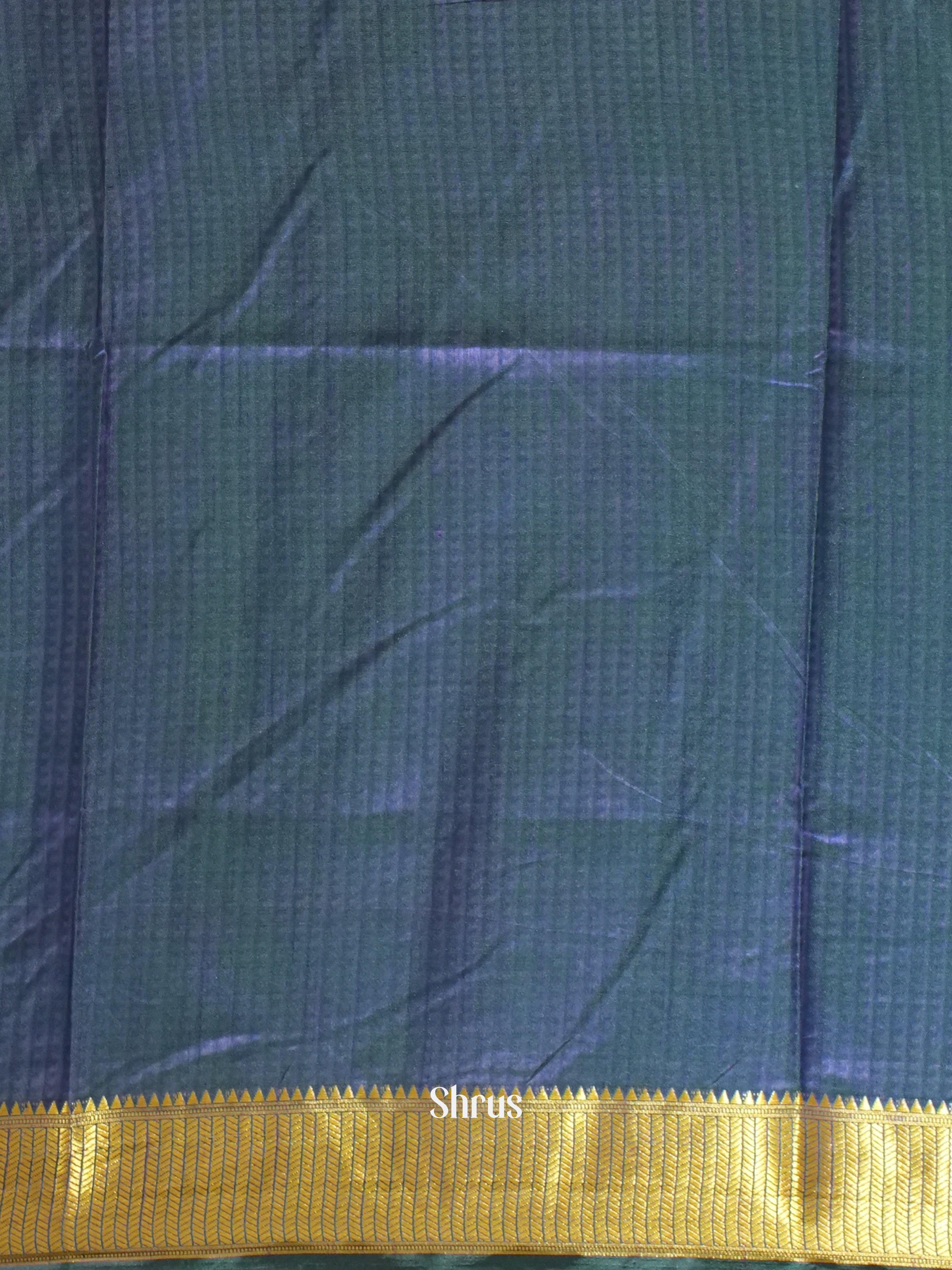 Green & Blue - Semi Patola Saree - Shop on ShrusEternity.com