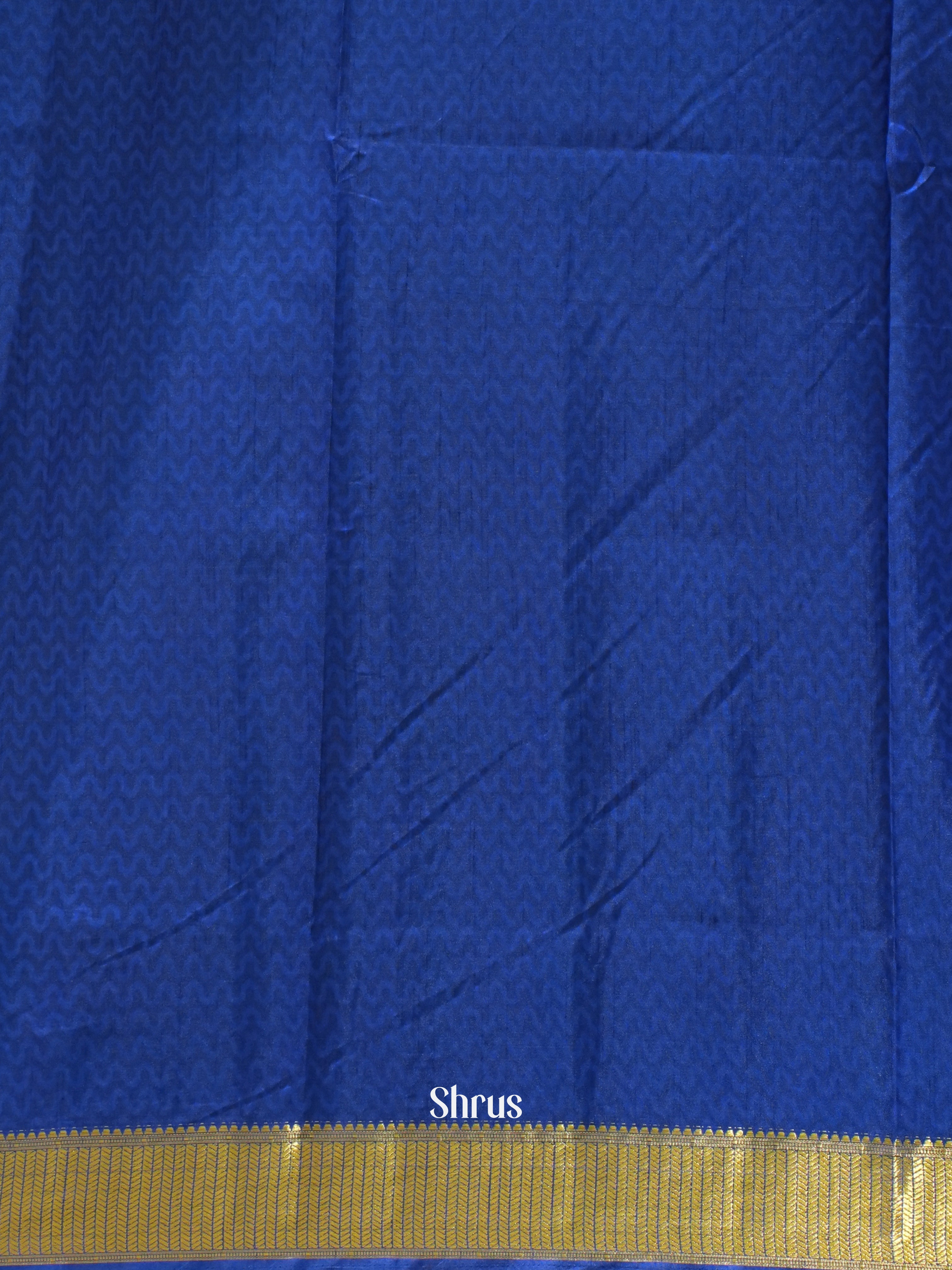 Pink & Blue - Semi Patola Saree - Shop on ShrusEternity.com