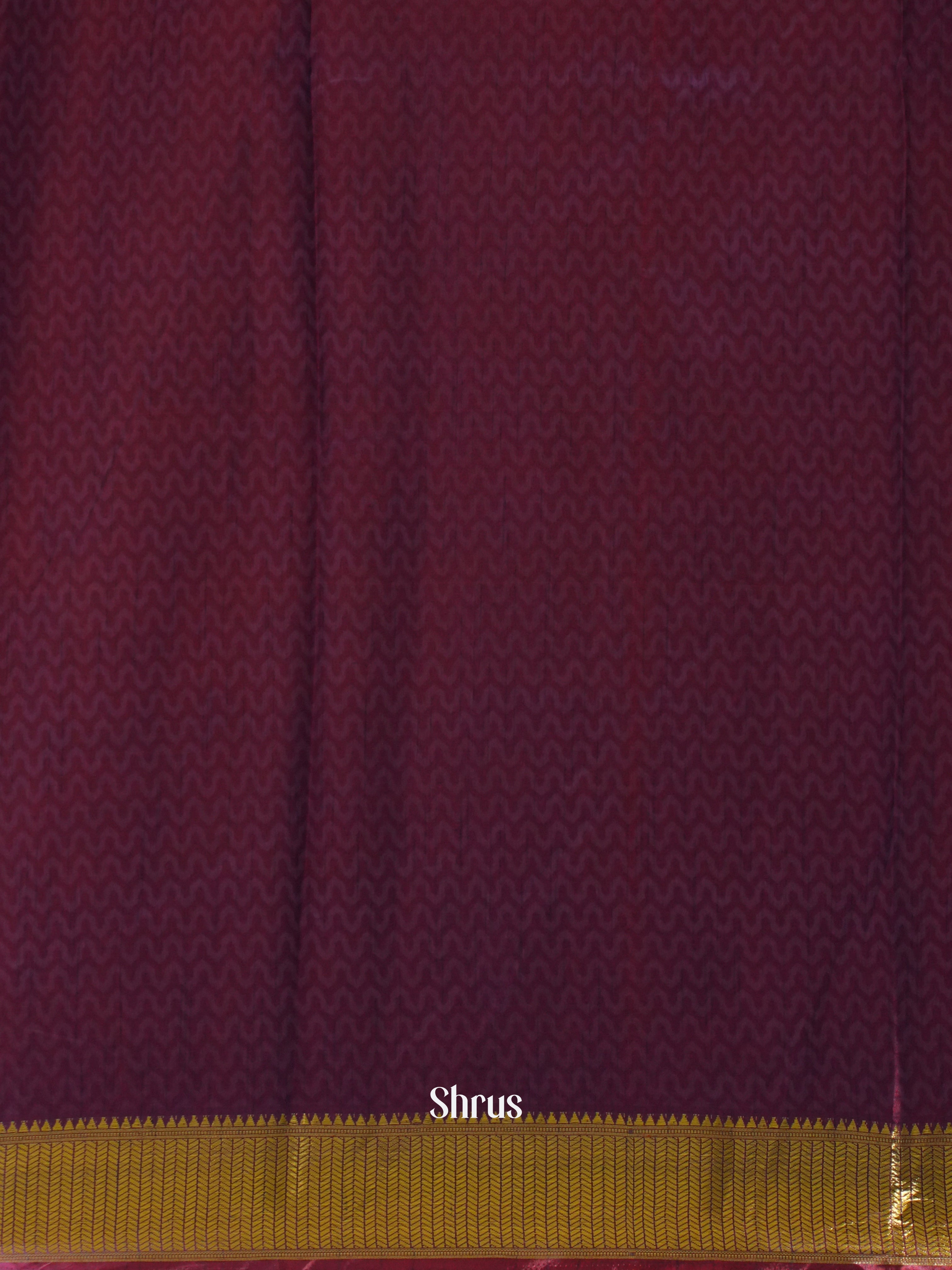 Pink & Violet - Semi Patola Saree - Shop on ShrusEternity.com