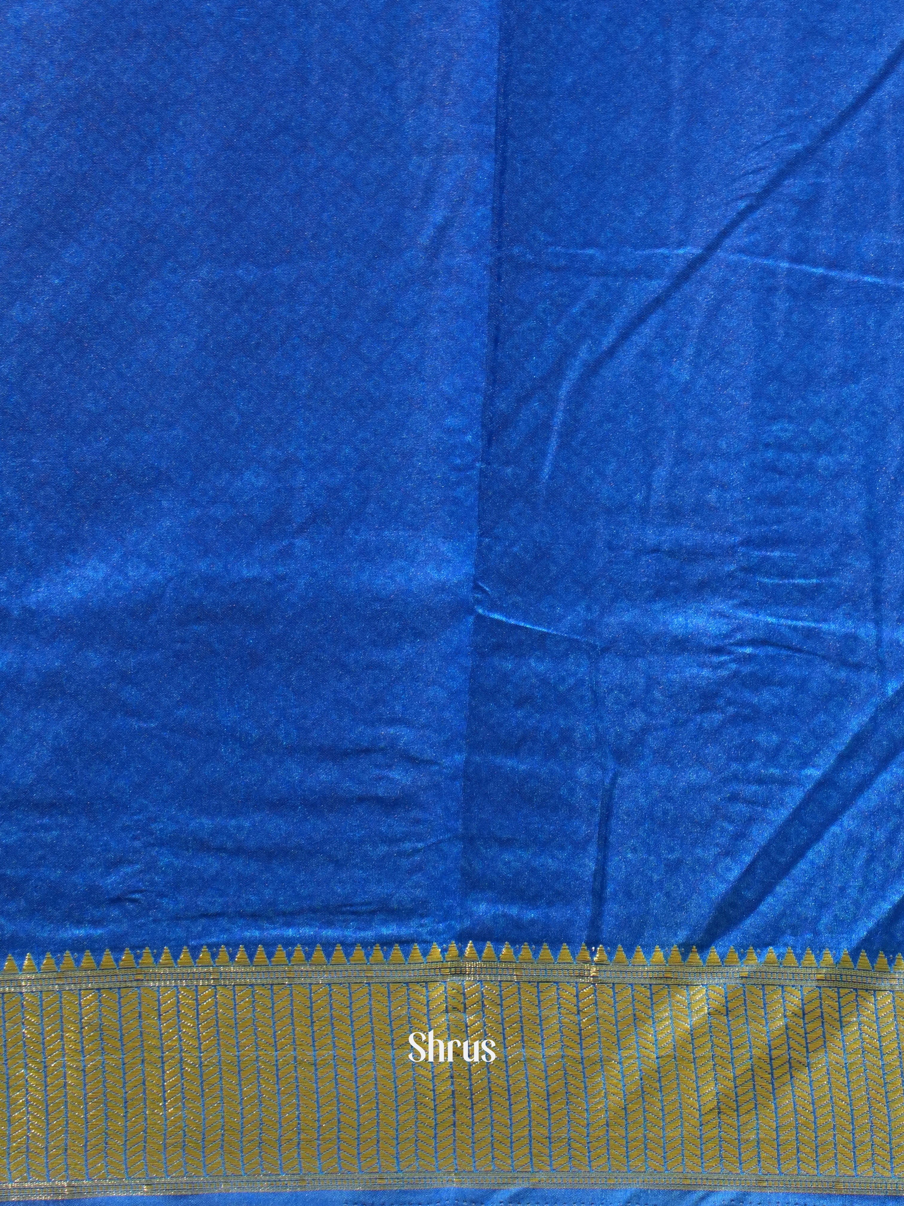 Blue -Semi Patola - Shop on ShrusEternity.com