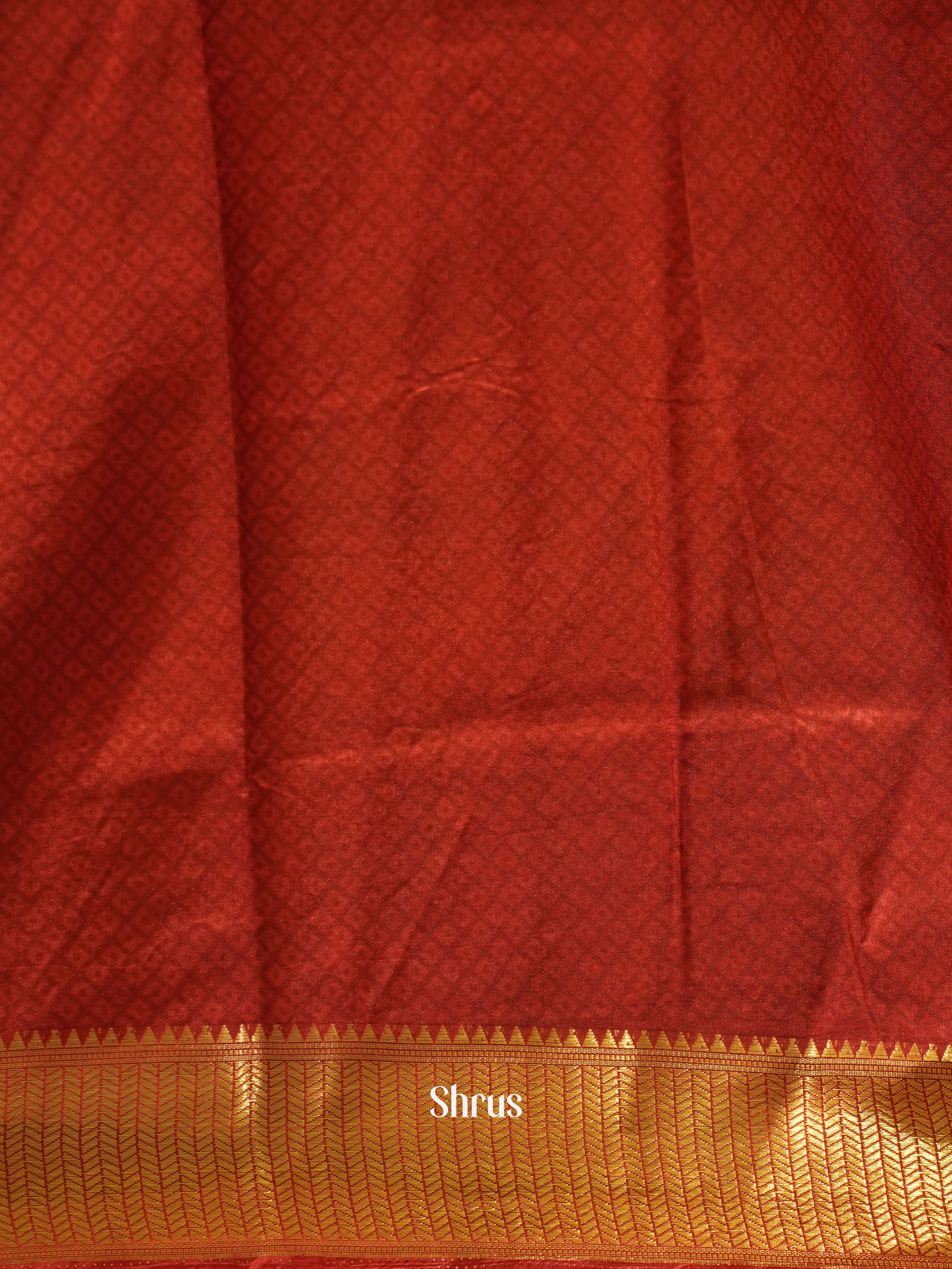 Grey & Red -Semi Patola - Shop on ShrusEternity.com