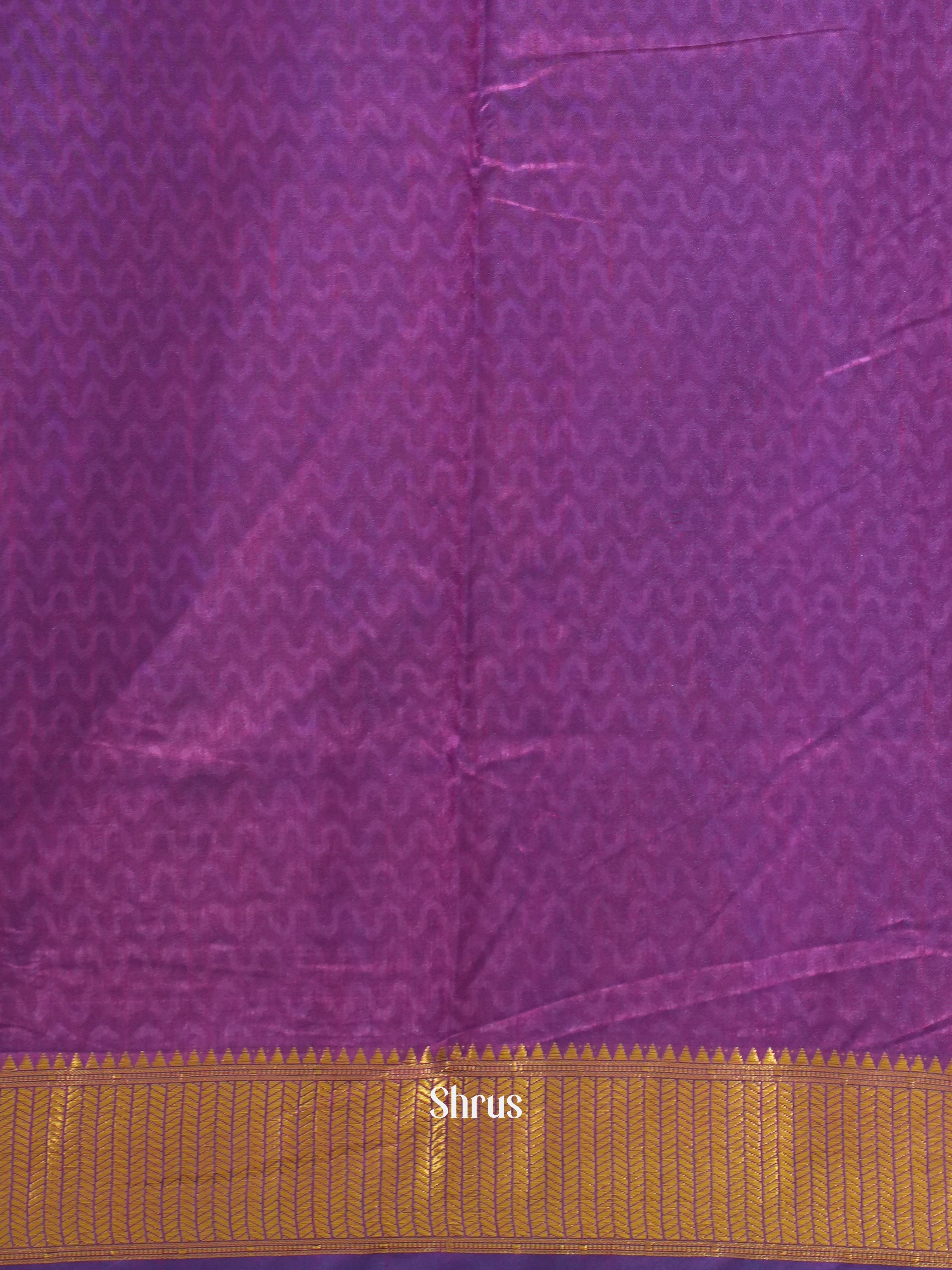 Blue & Purple -Semi Patola - Shop on ShrusEternity.com