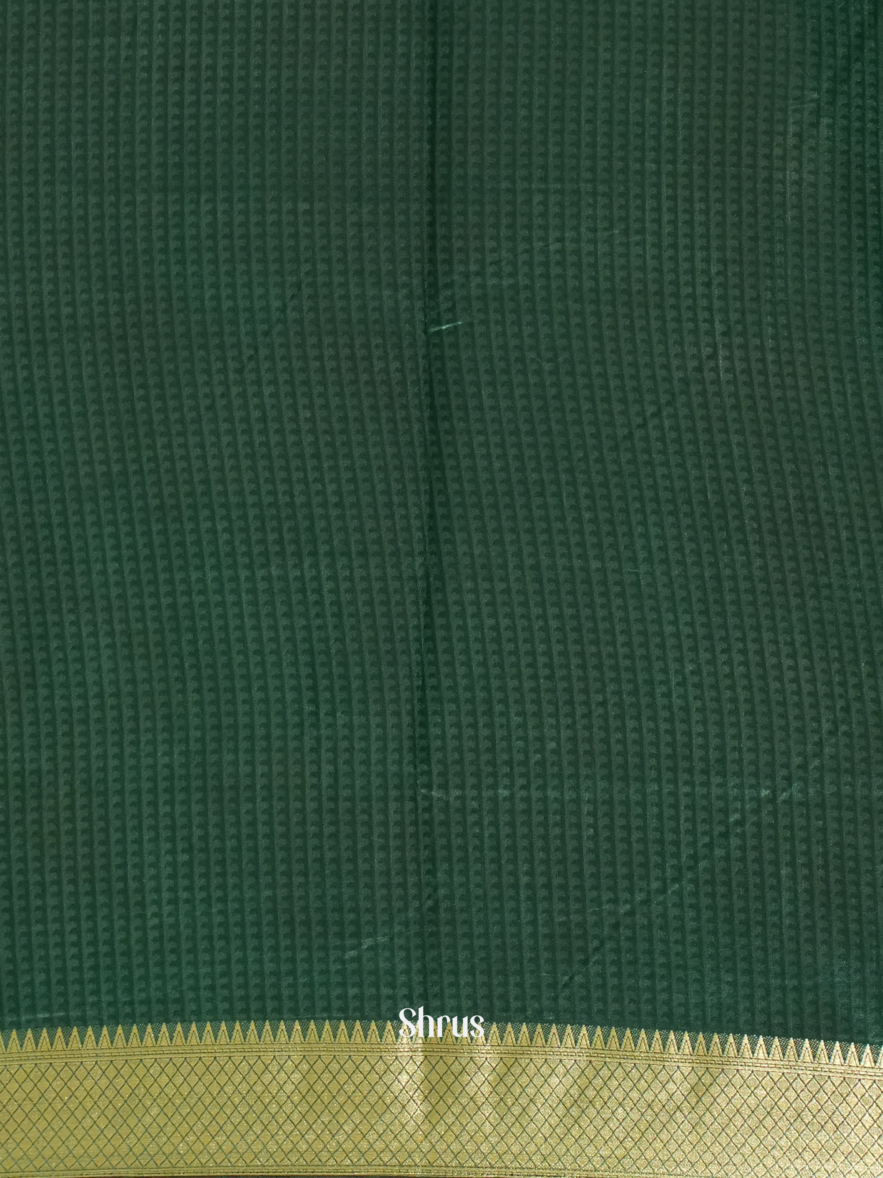 Brown & Green - Semi Patola Saree - Shop on ShrusEternity.com