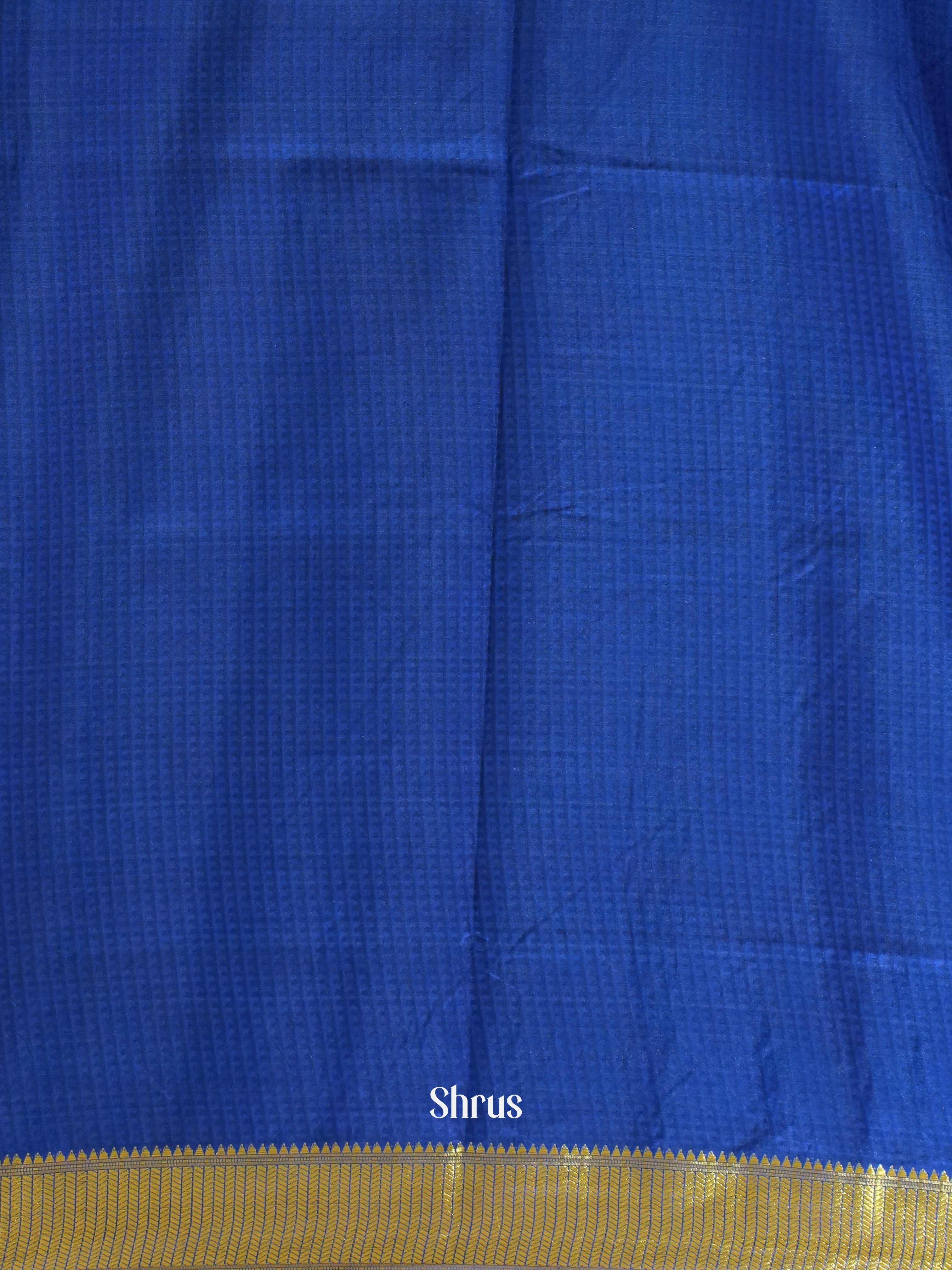 Purple & Blue - Semi Patola Saree - Shop on ShrusEternity.com