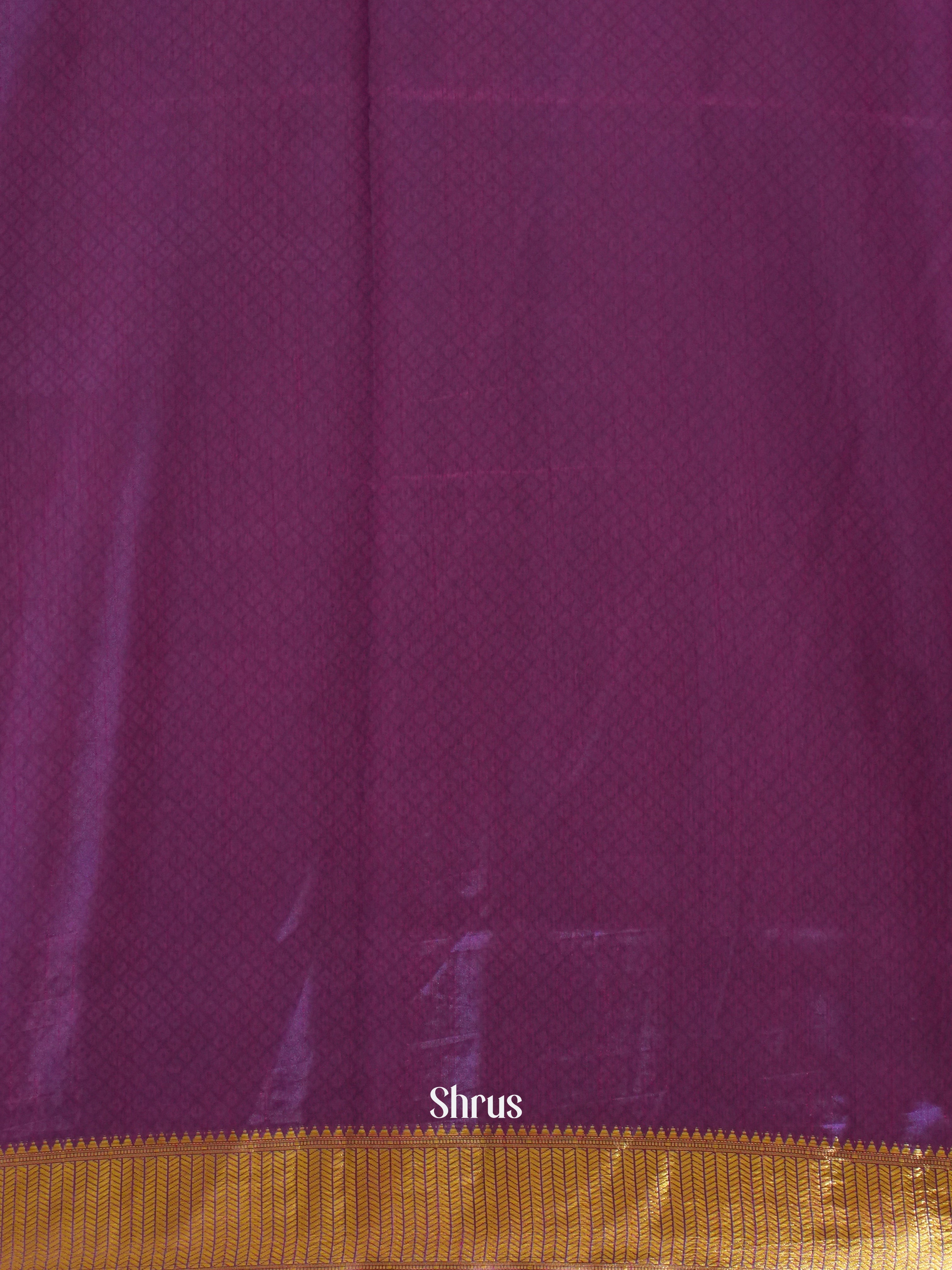 Blue & Purple - Semi Patola Saree - Shop on ShrusEternity.com