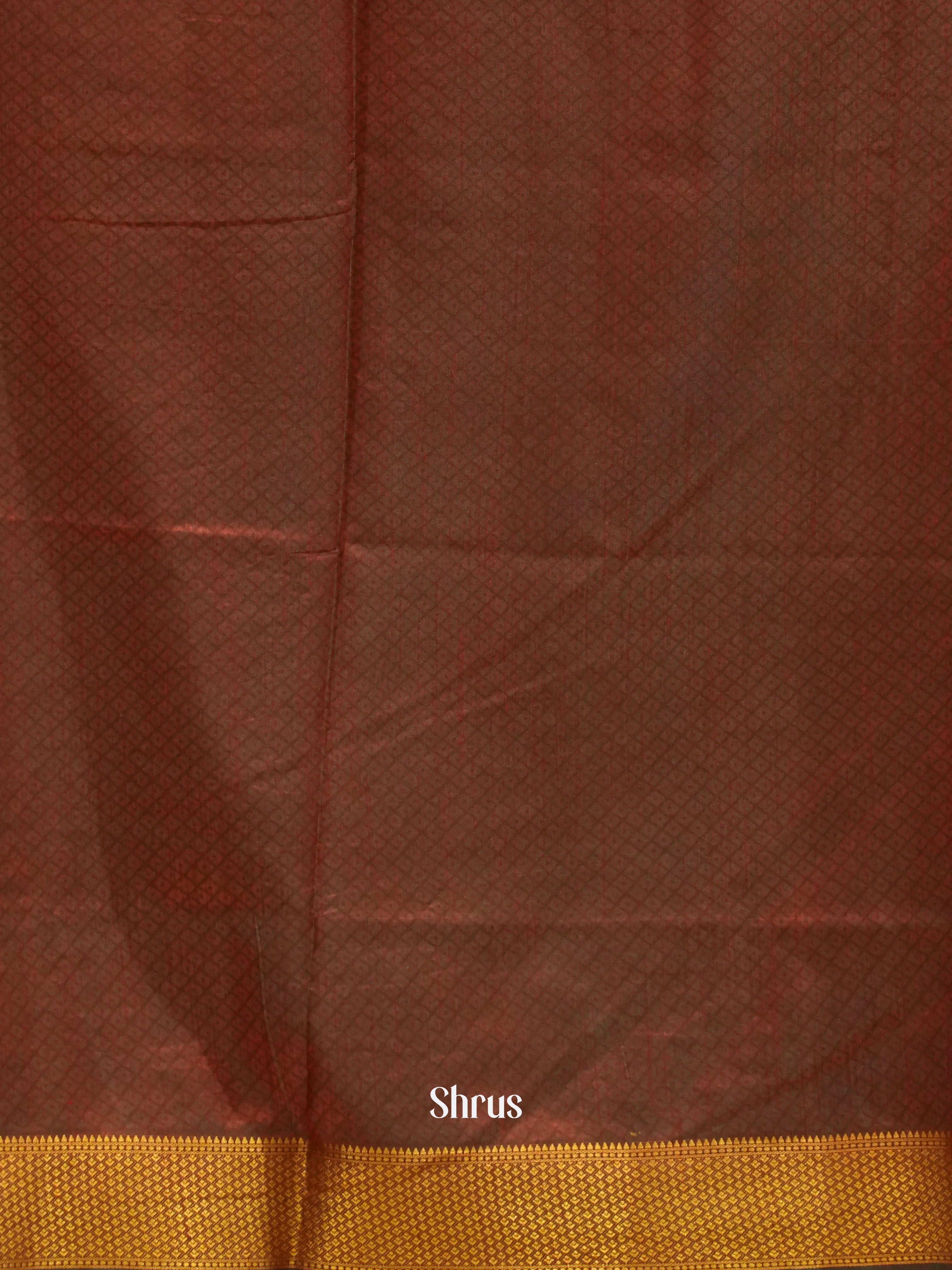 Green & Brown - Semi Patola Saree - Shop on ShrusEternity.com