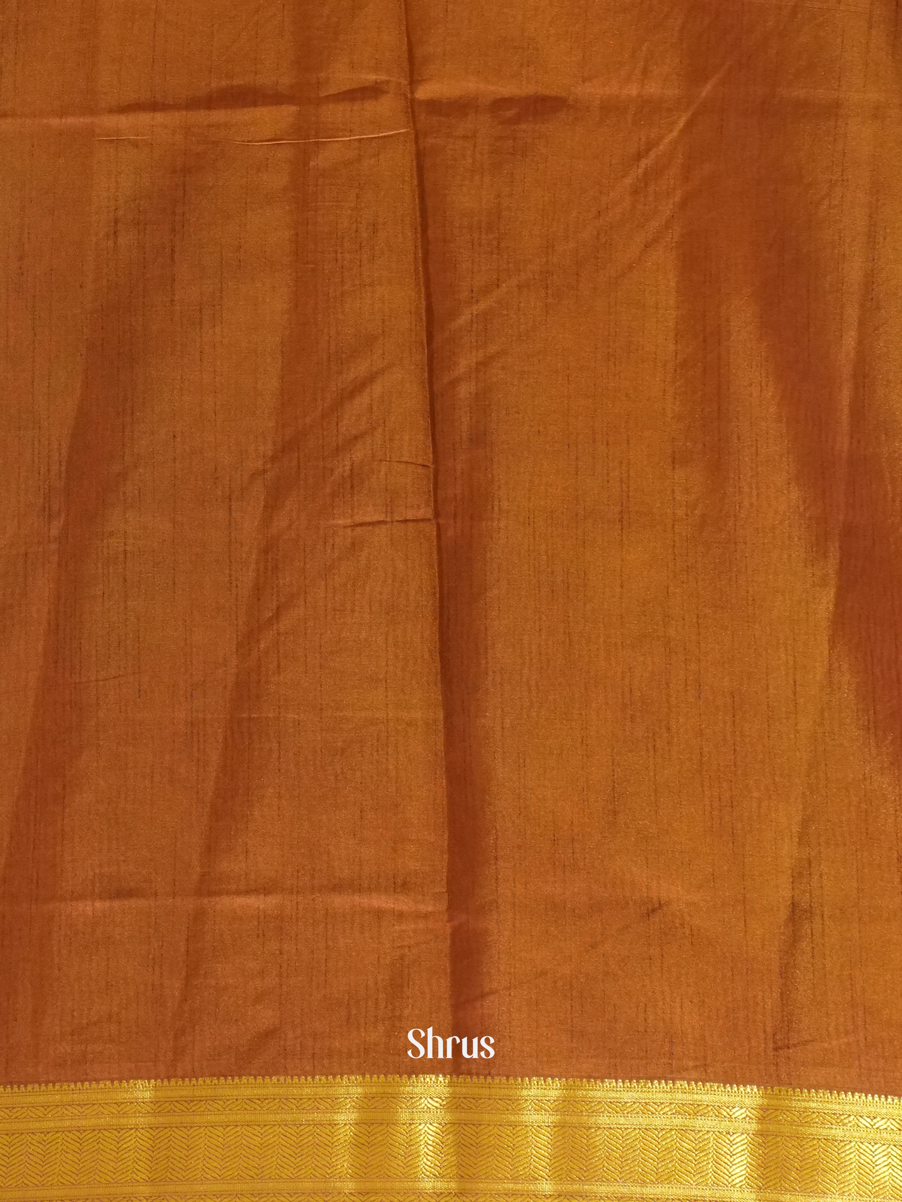 Purple & Brown - Semi Patola Saree - Shop on ShrusEternity.com