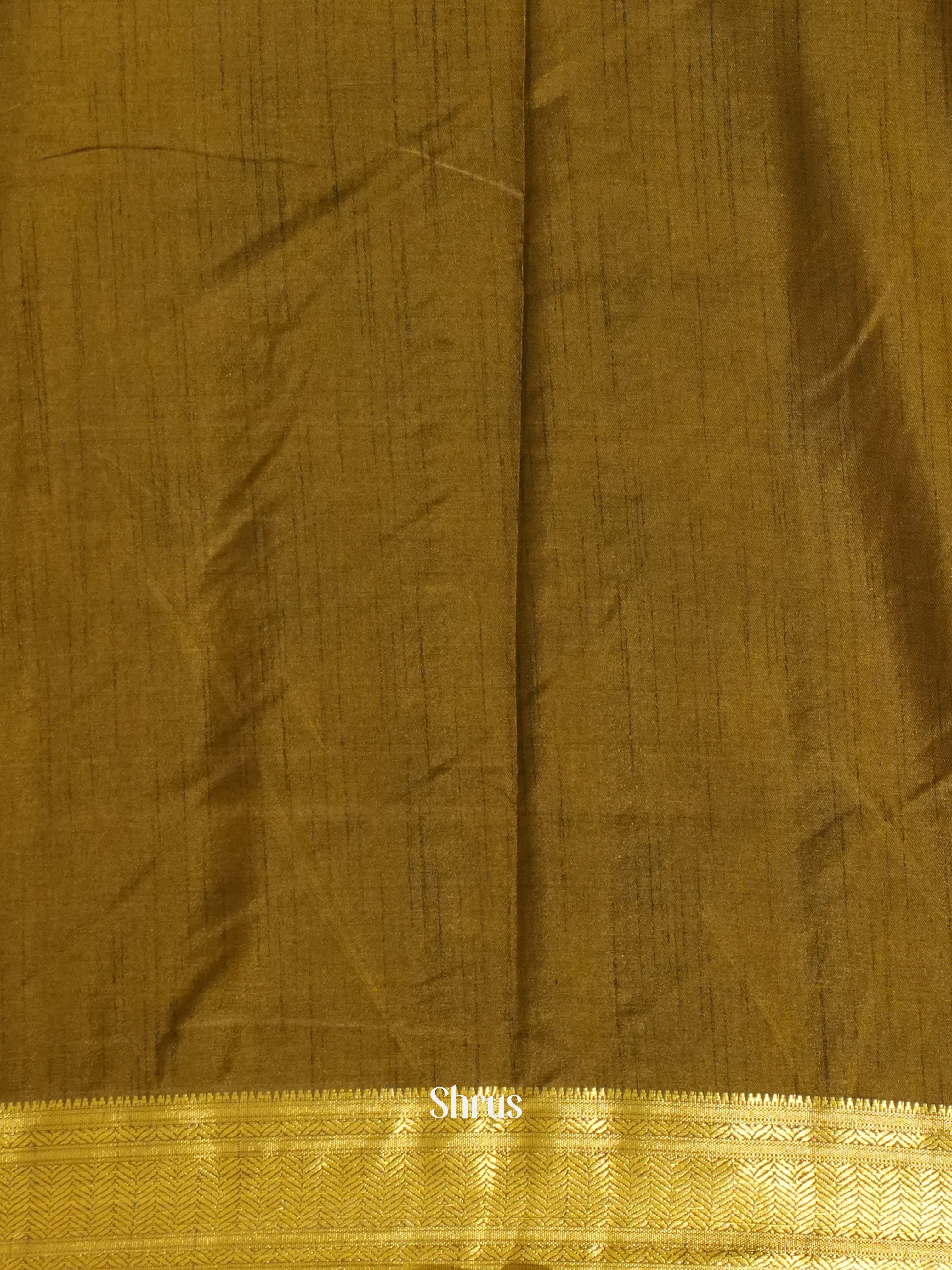 Orange & Green - Semi Patola Saree - Shop on ShrusEternity.com