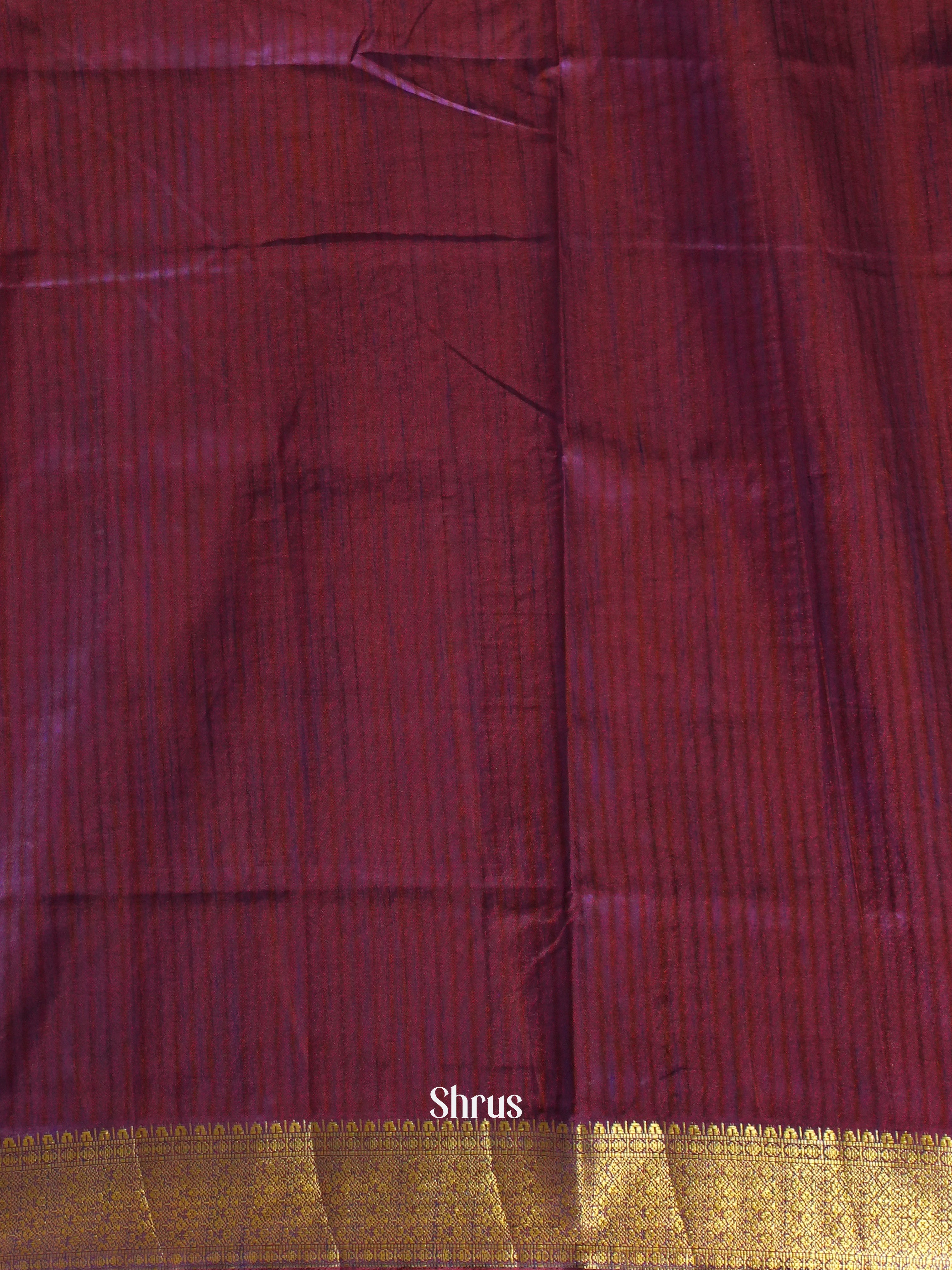 Pink & Purple - Semi Patola Saree - Shop on ShrusEternity.com