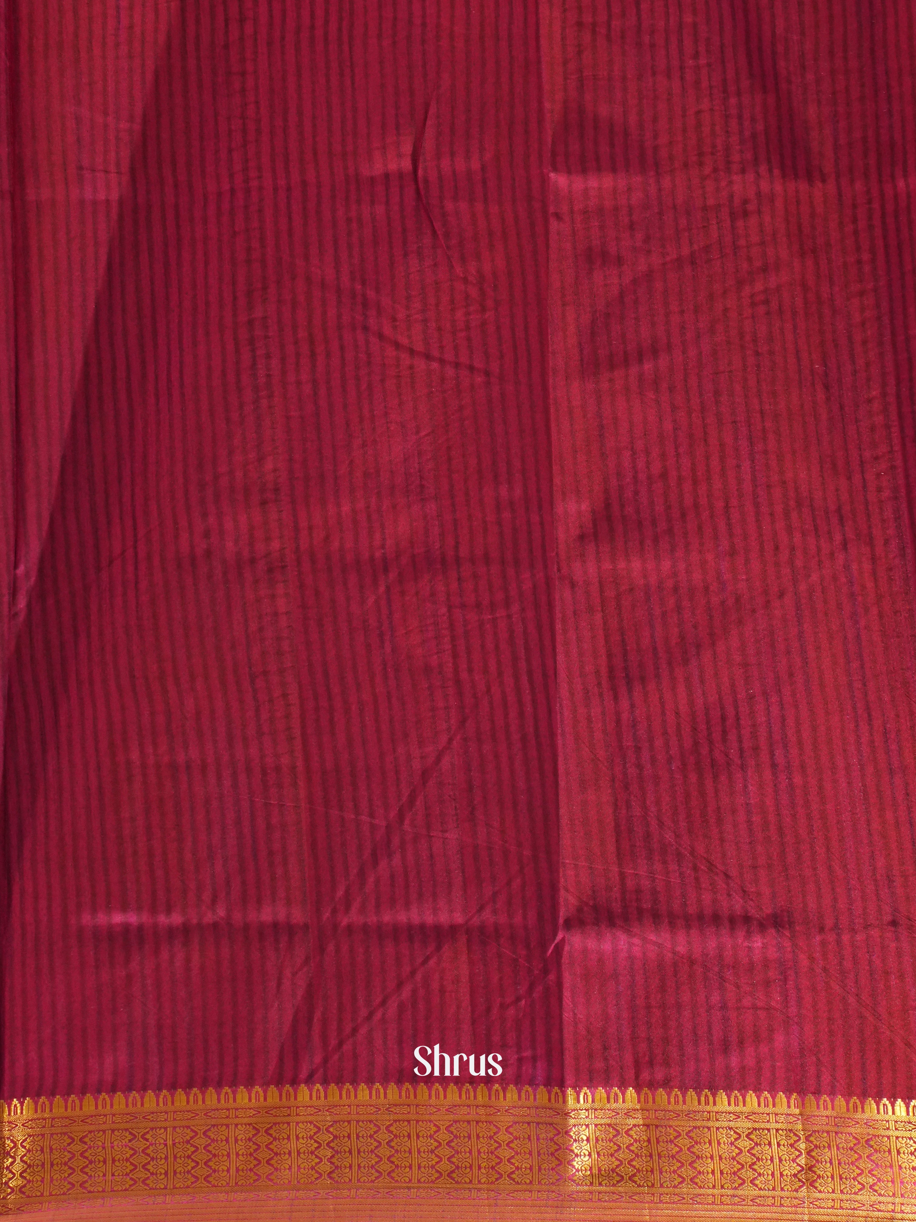 Purple & Pink - Semi Patola Saree - Shop on ShrusEternity.com