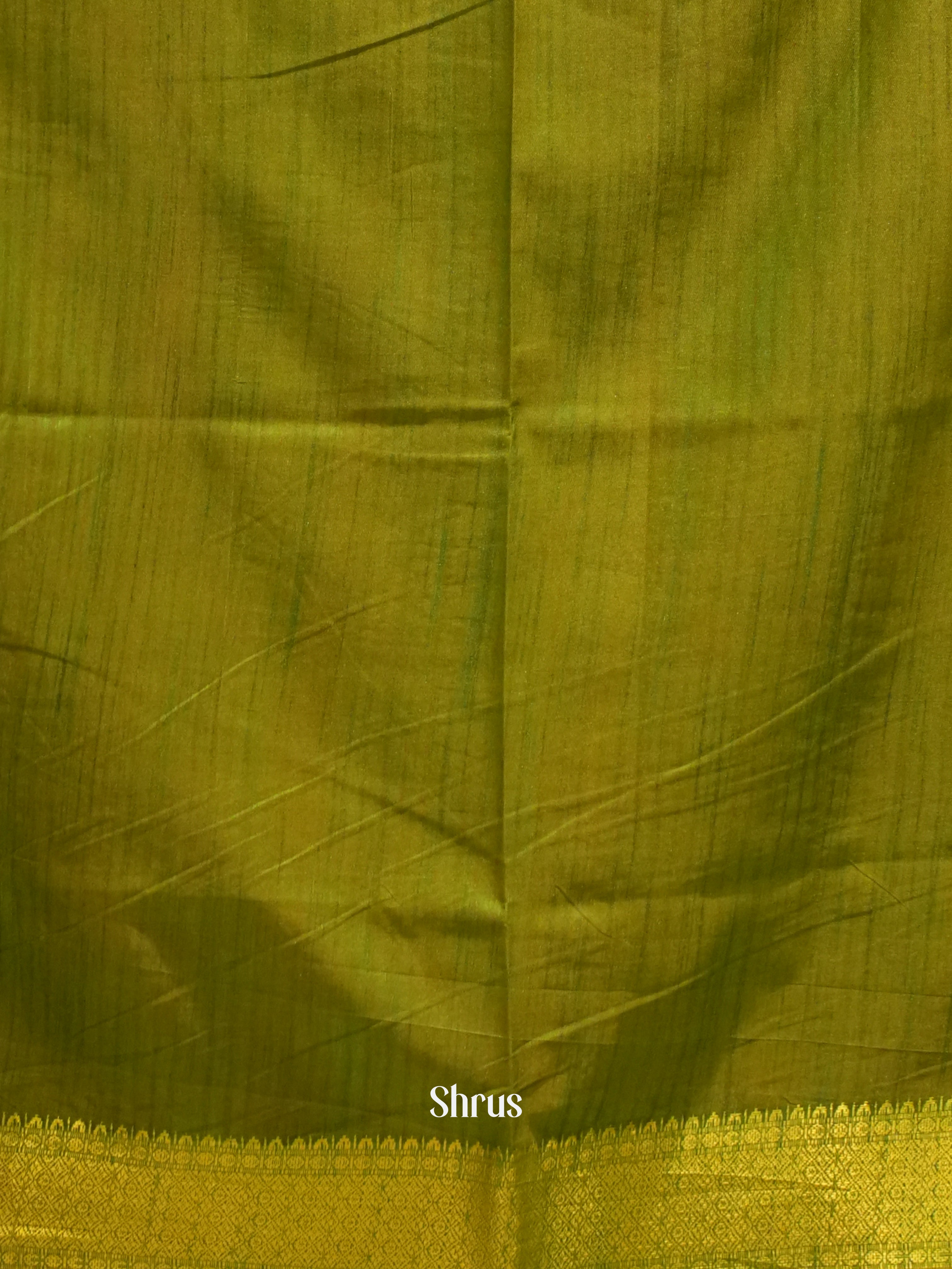 Pink & Green - Semi Patola Saree - Shop on ShrusEternity.com