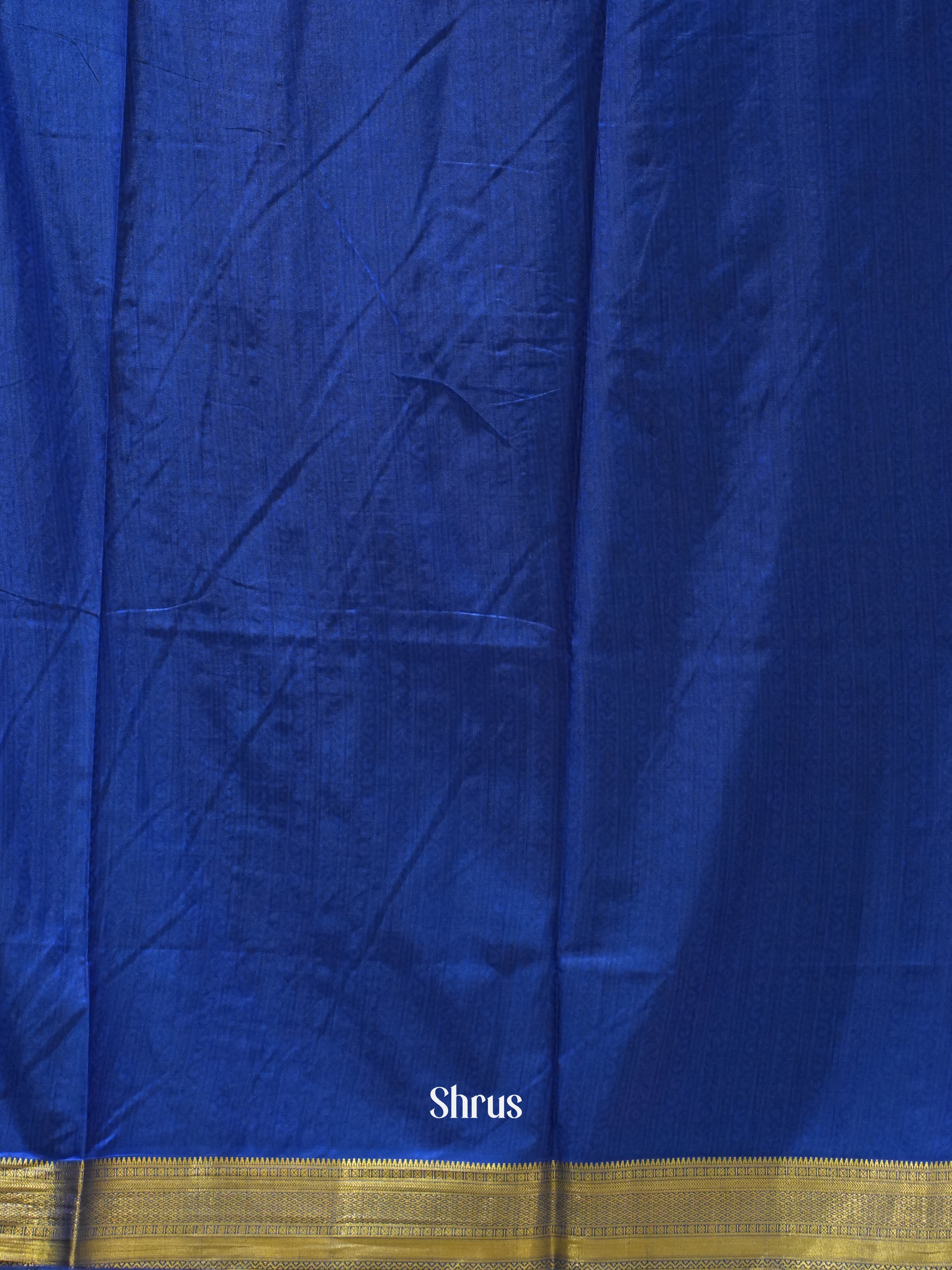 Pink & Blue - Semi Patola Saree - Shop on ShrusEternity.com