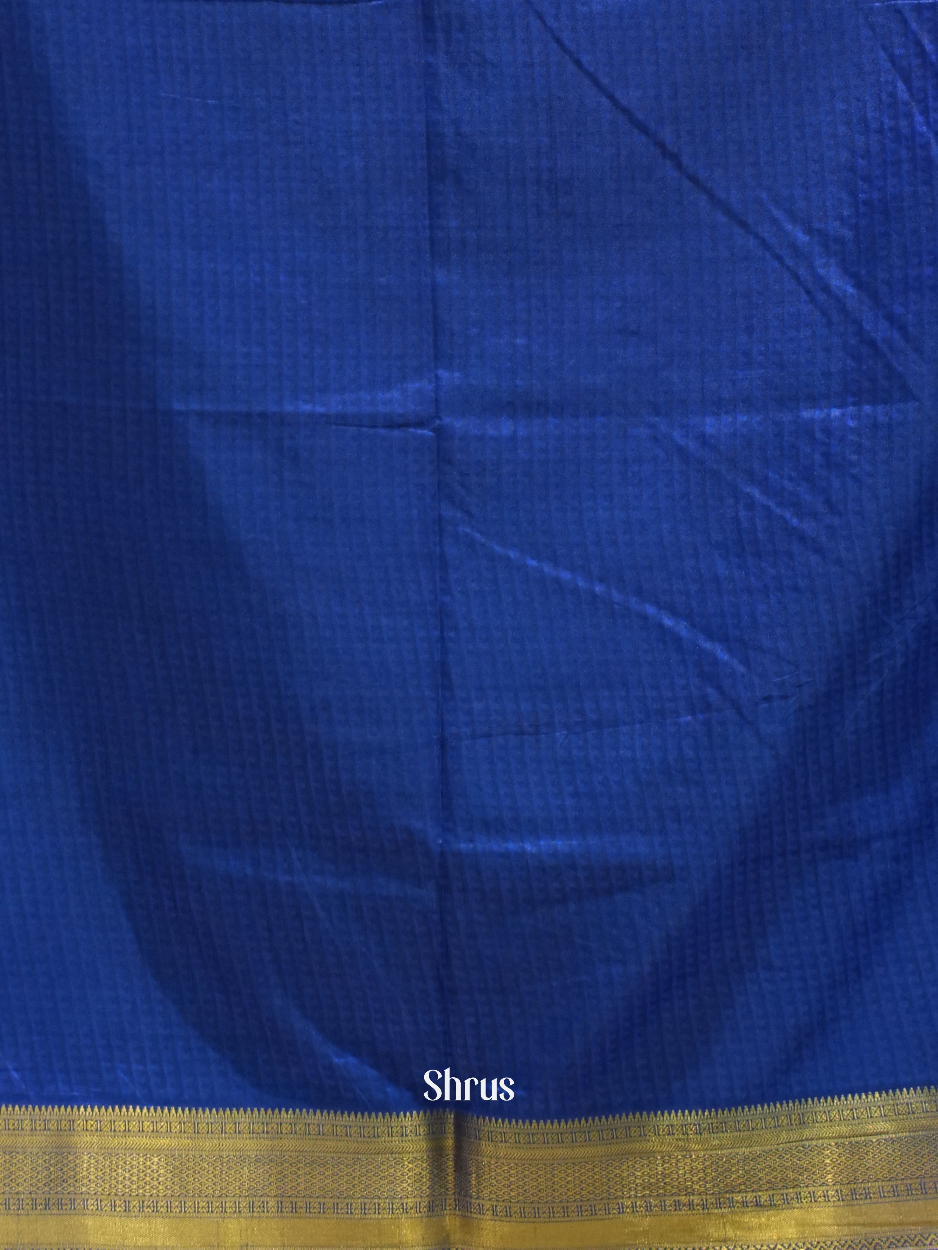 Pink & Blue - Semi Patola Saree - Shop on ShrusEternity.com