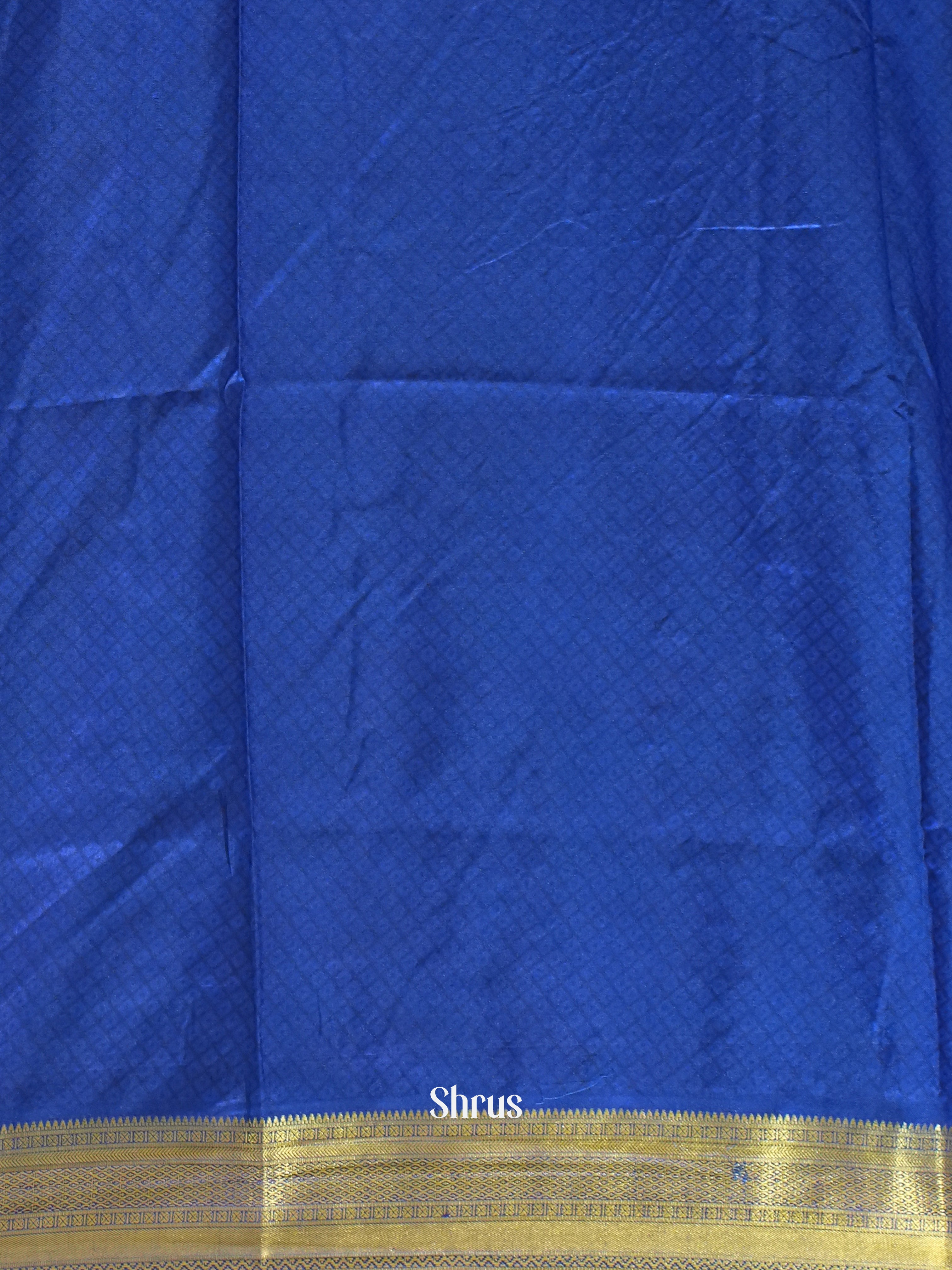 Purple & Blue - Semi Patola Saree - Shop on ShrusEternity.com