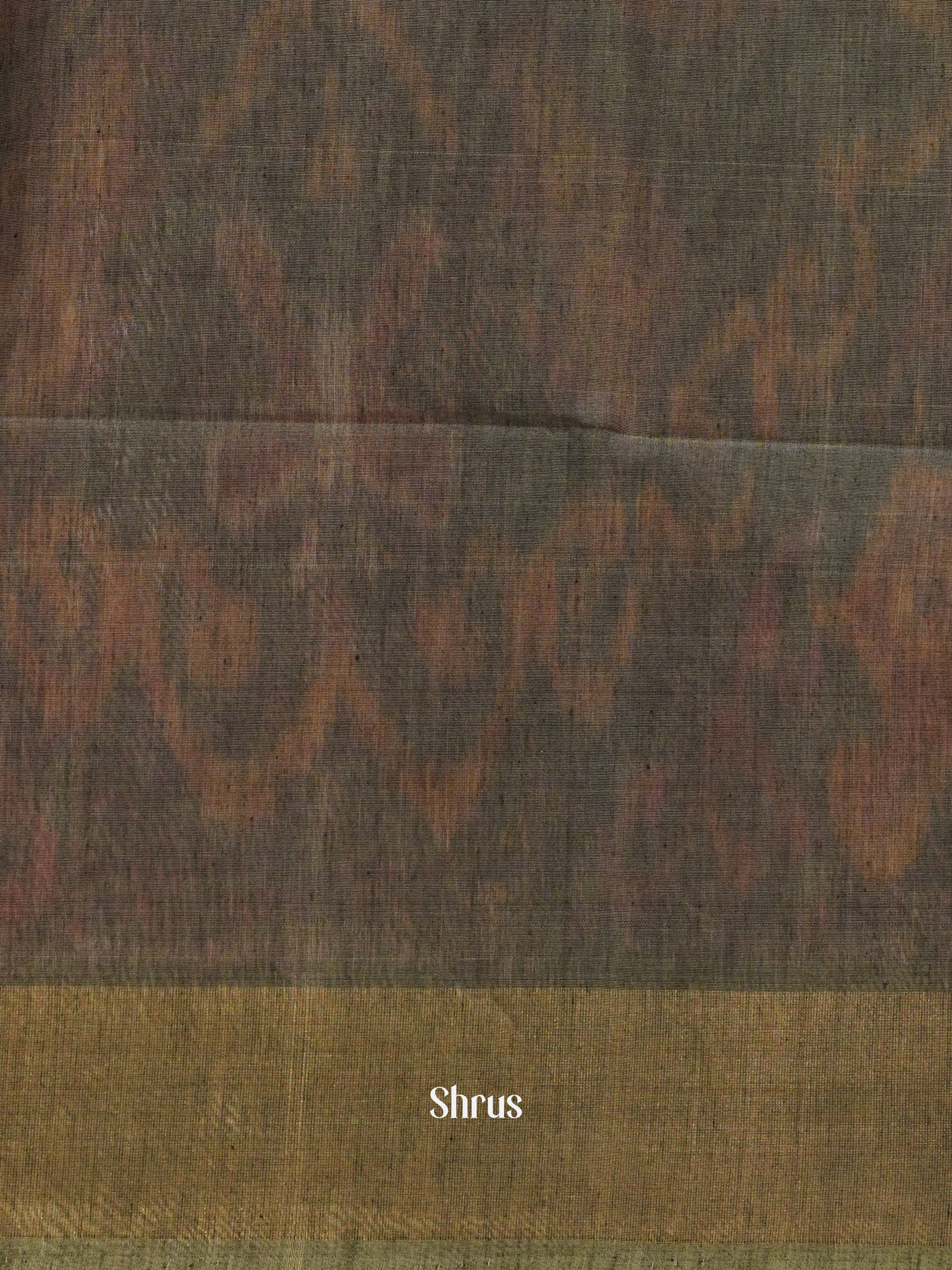 Maroon & Grey - Pochampally sico Saree - Shop on ShrusEternity.com