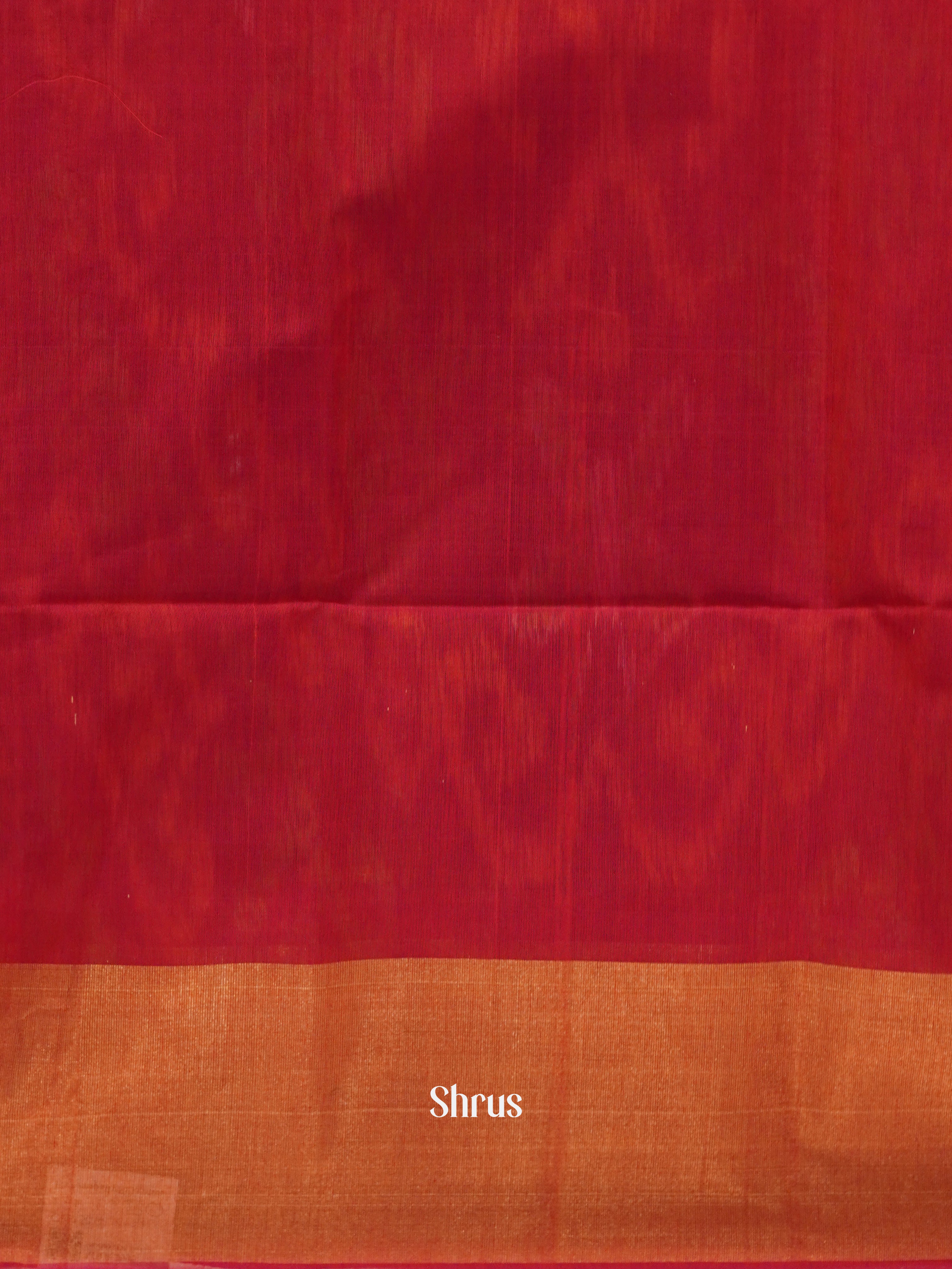 Black & Red- Pochampally sico Saree - Shop on ShrusEternity.com