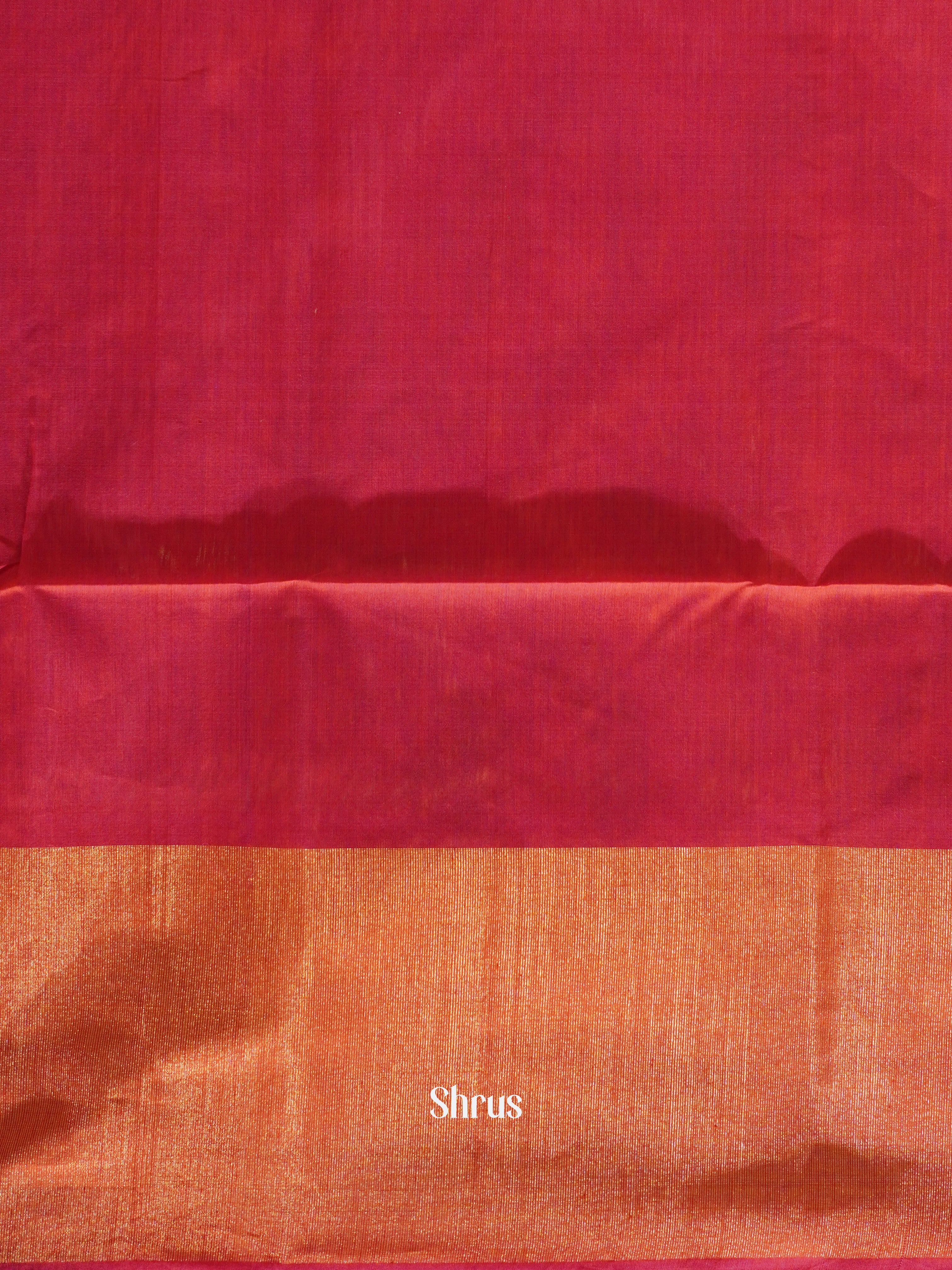 Black & Red - Pochampally sico Saree - Shop on ShrusEternity.com