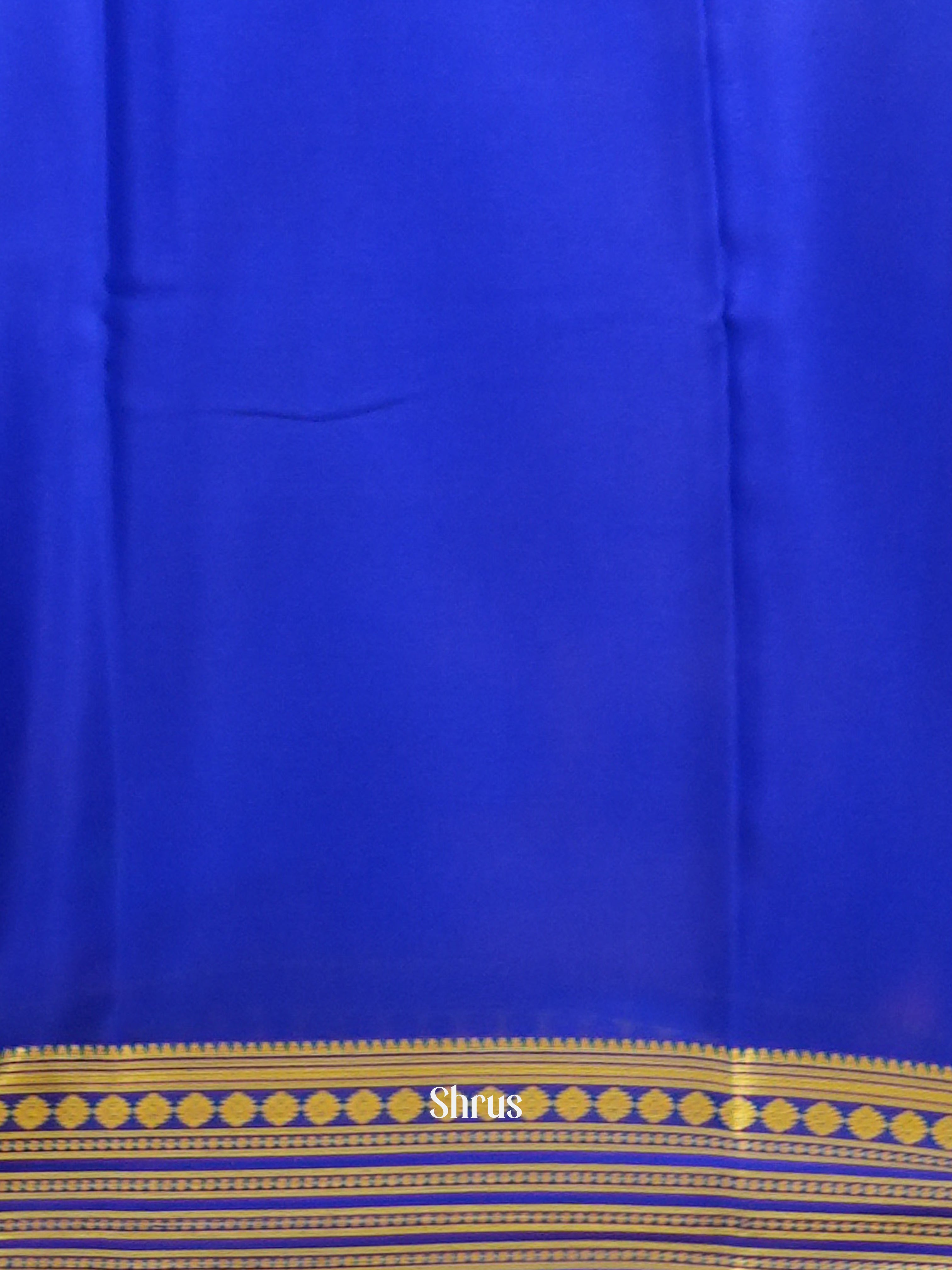 Green & Blue - Mysore Silk - Shop on ShrusEternity.com
