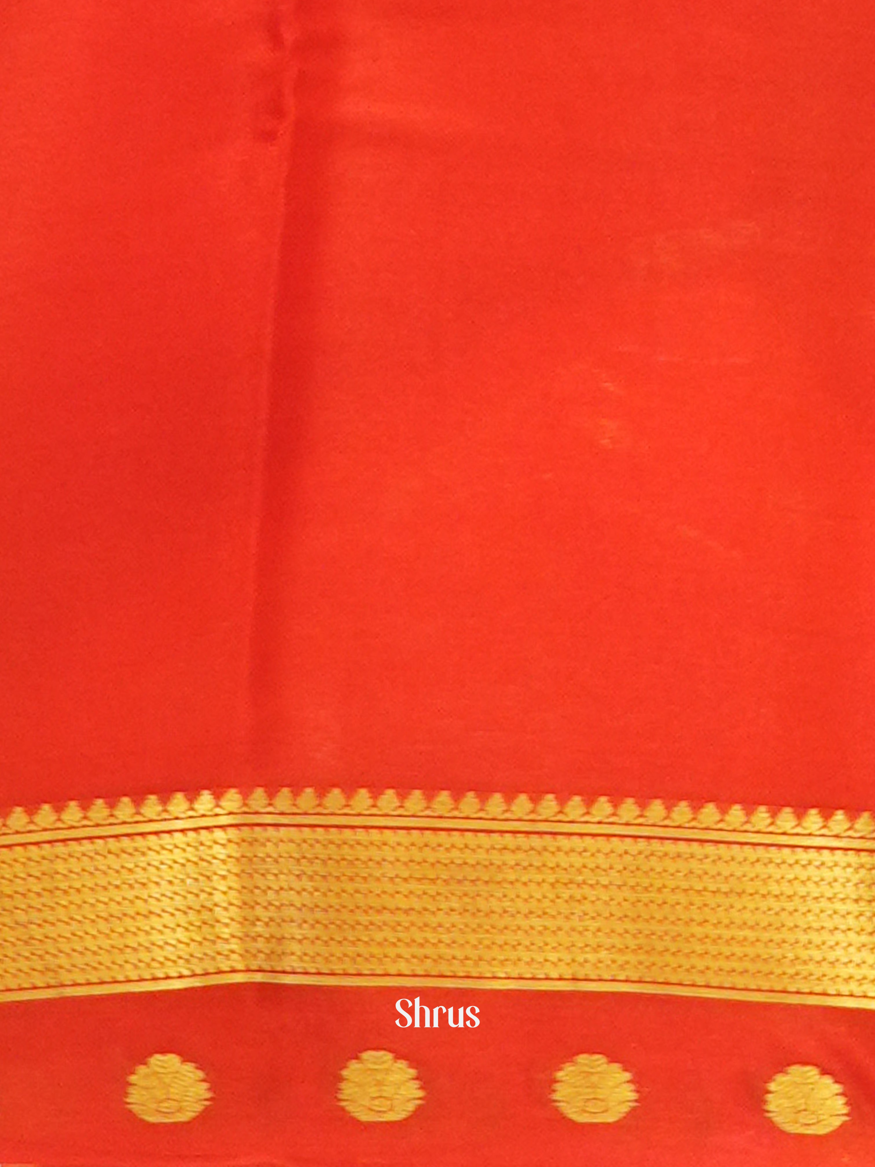 Green & Red - Mysore Silk - Shop on ShrusEternity.com