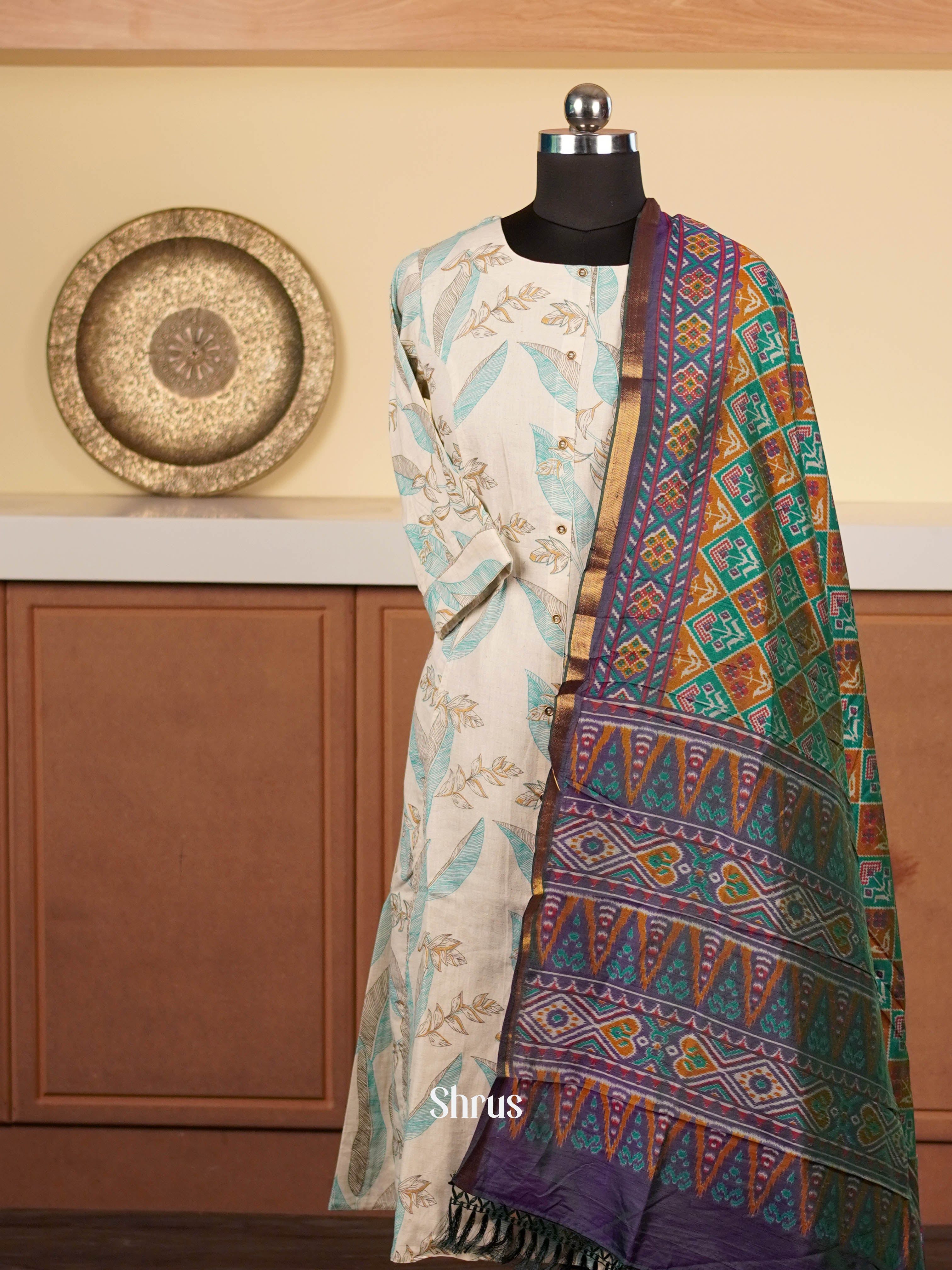 Teal & Indigo - Dupatta - Shop on ShrusEternity.com