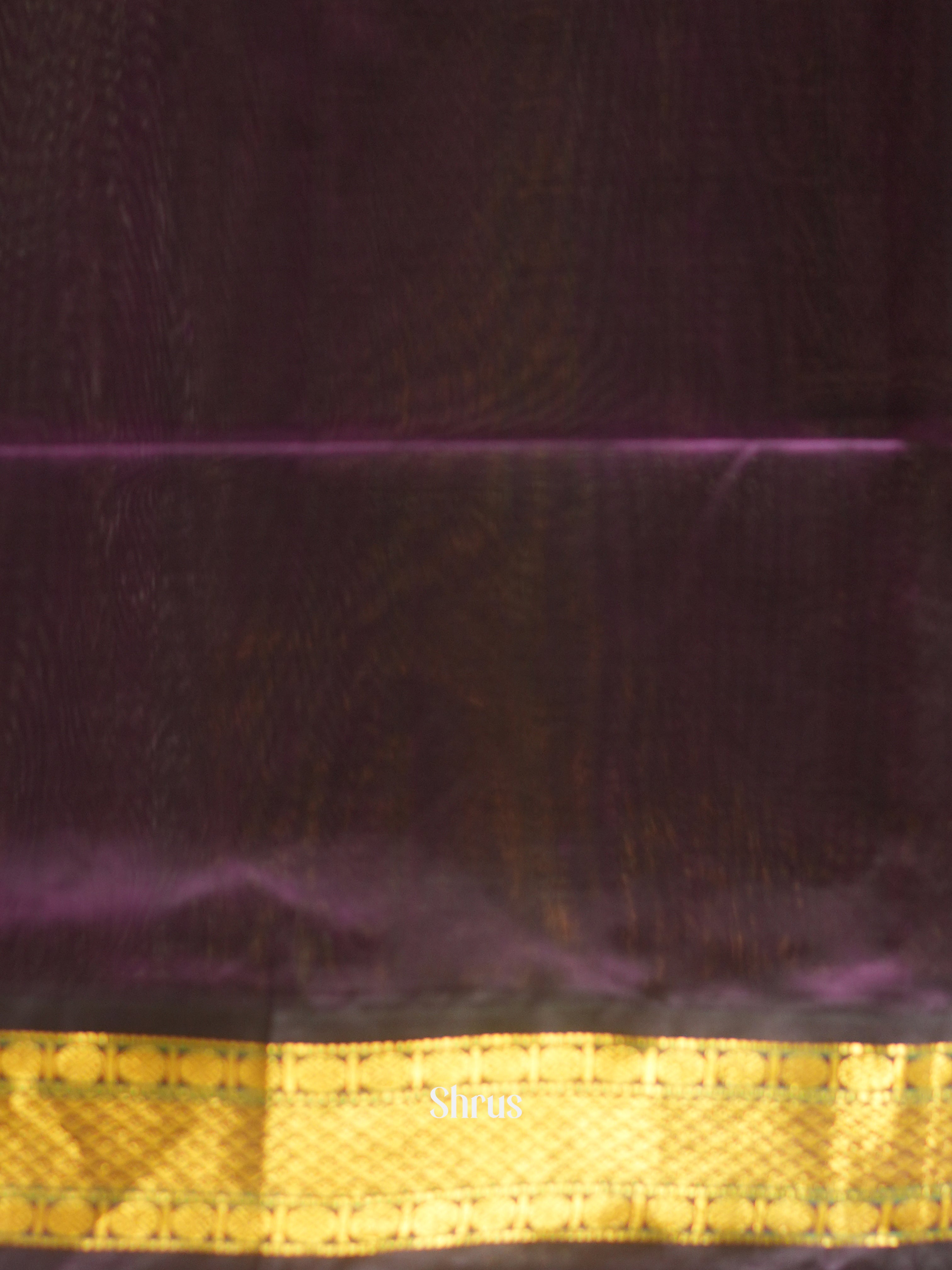 Pista Green & Purple - Silk Cotton Saree - Shop on ShrusEternity.com