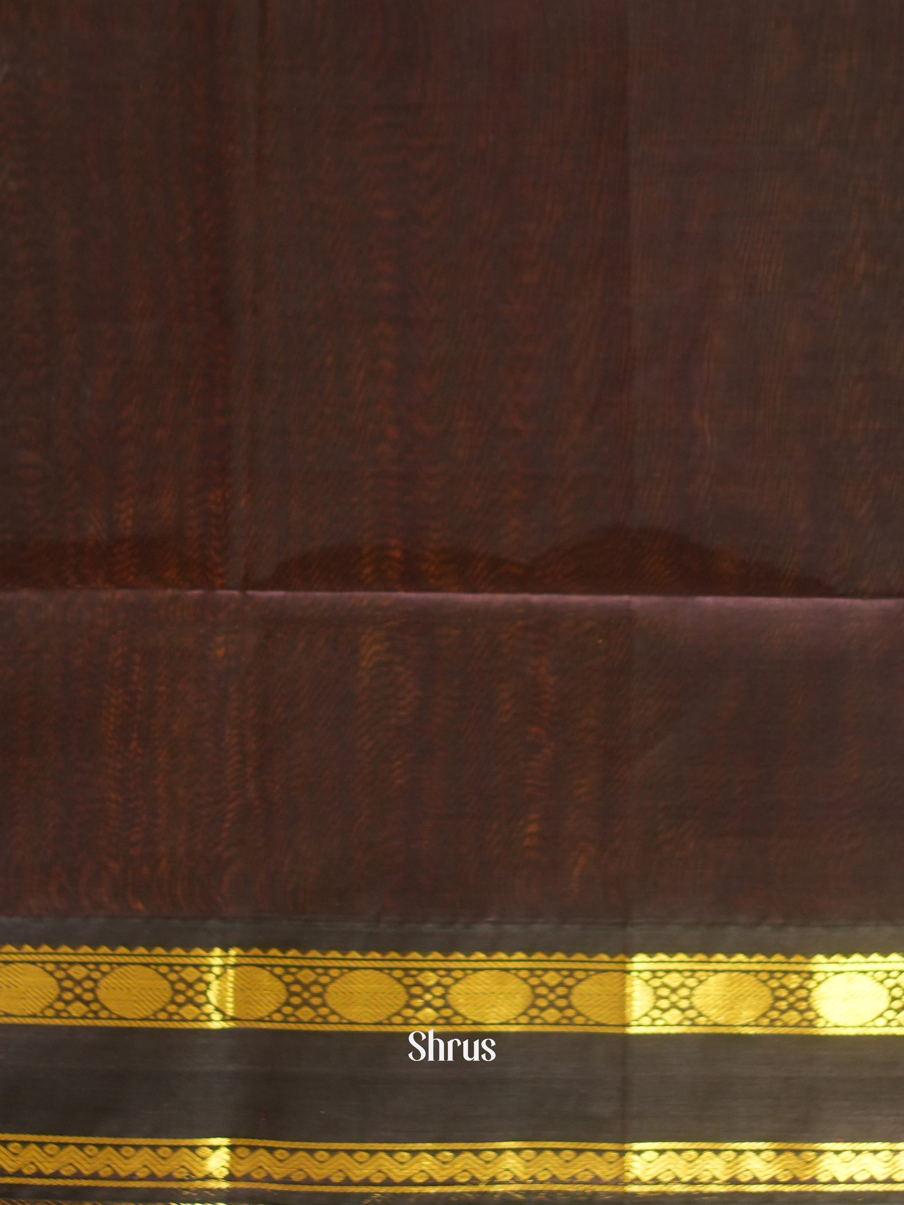 Yellow, Pink & Brown - Silk Cotton Saree - Shop on ShrusEternity.com