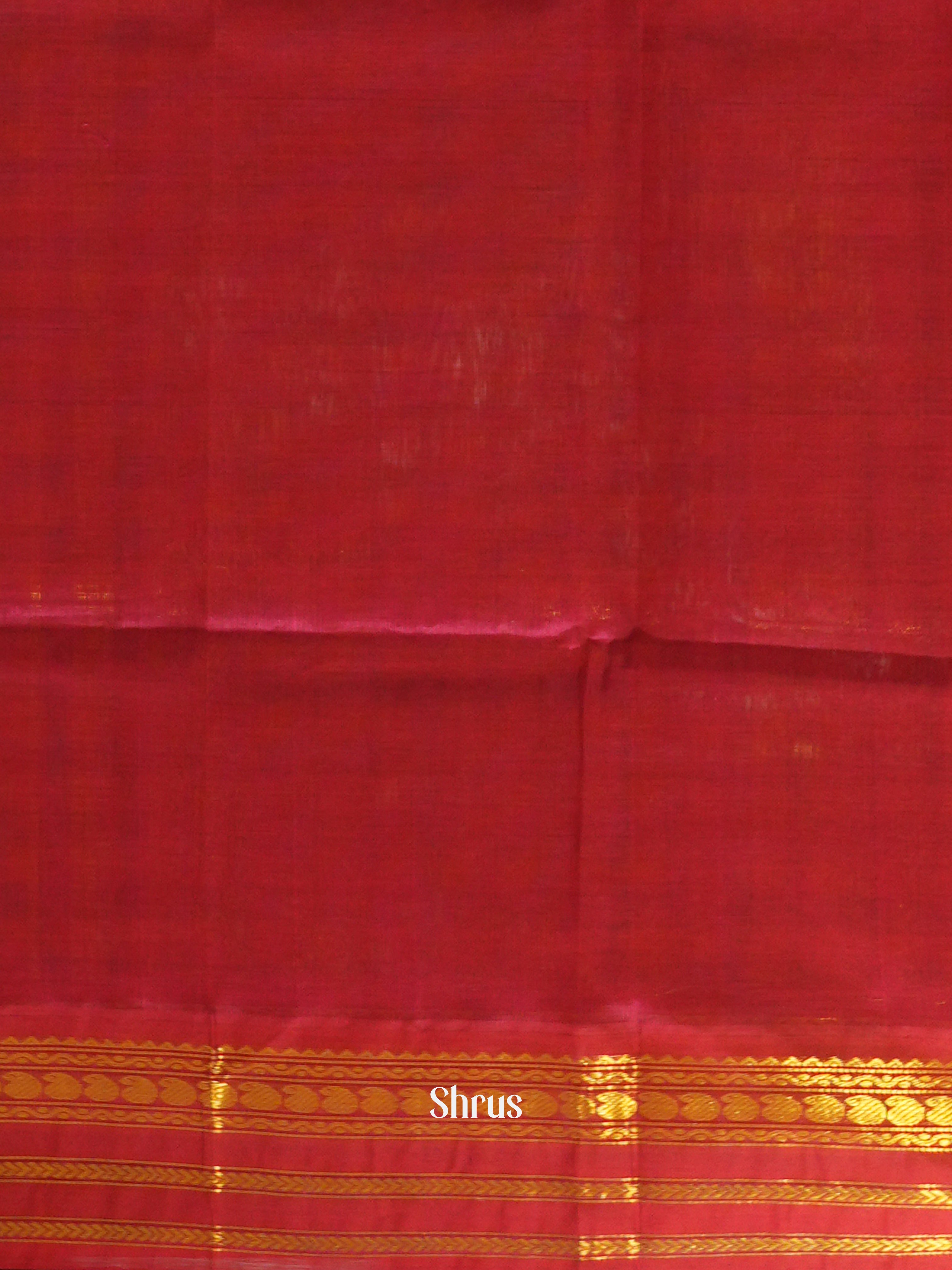 Green & Yellow - Silk Cotton Saree - Shop on ShrusEternity.com
