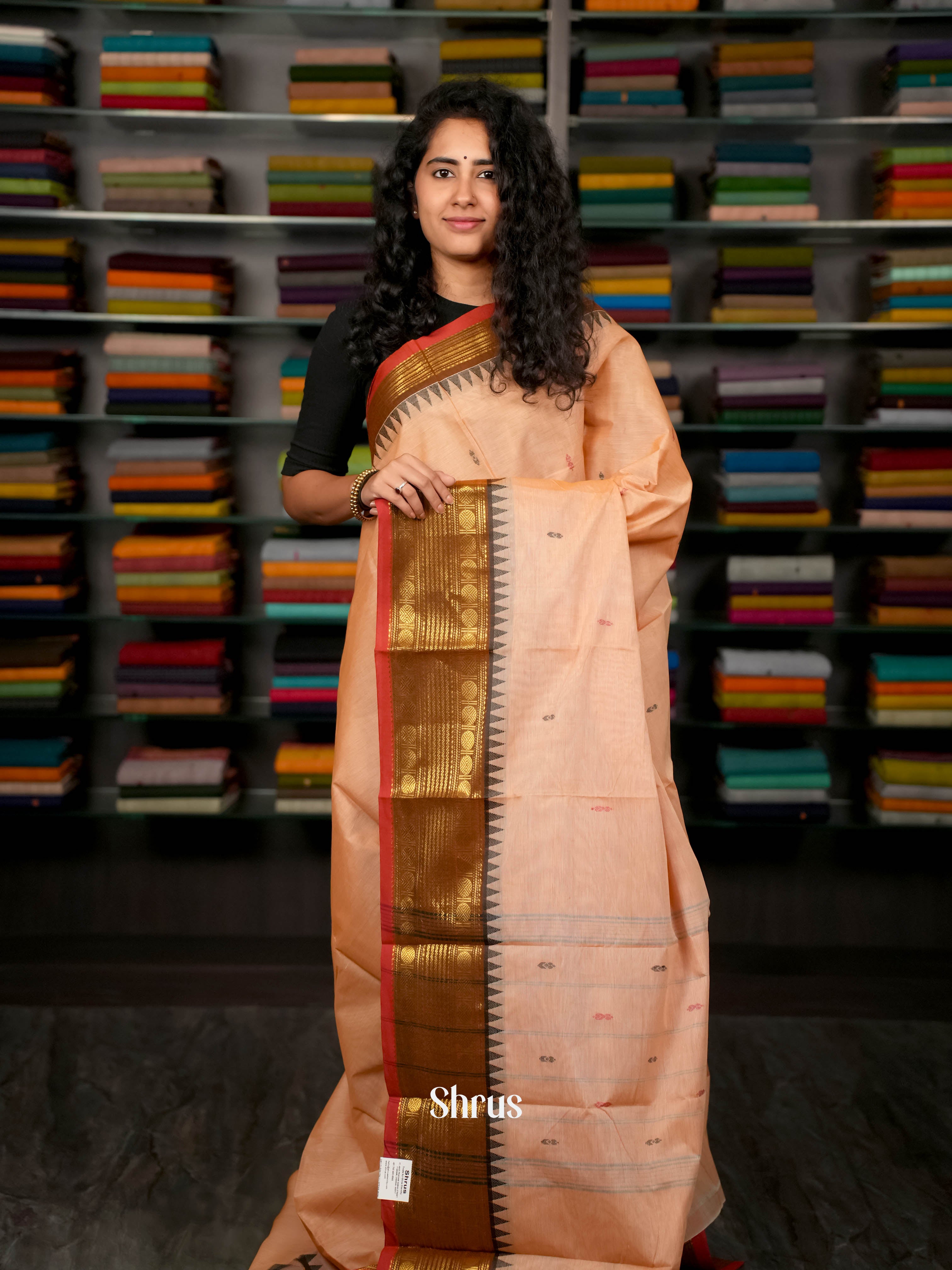 CFS21003 - Chettinad Cotton Saree - Shop on ShrusEternity.com