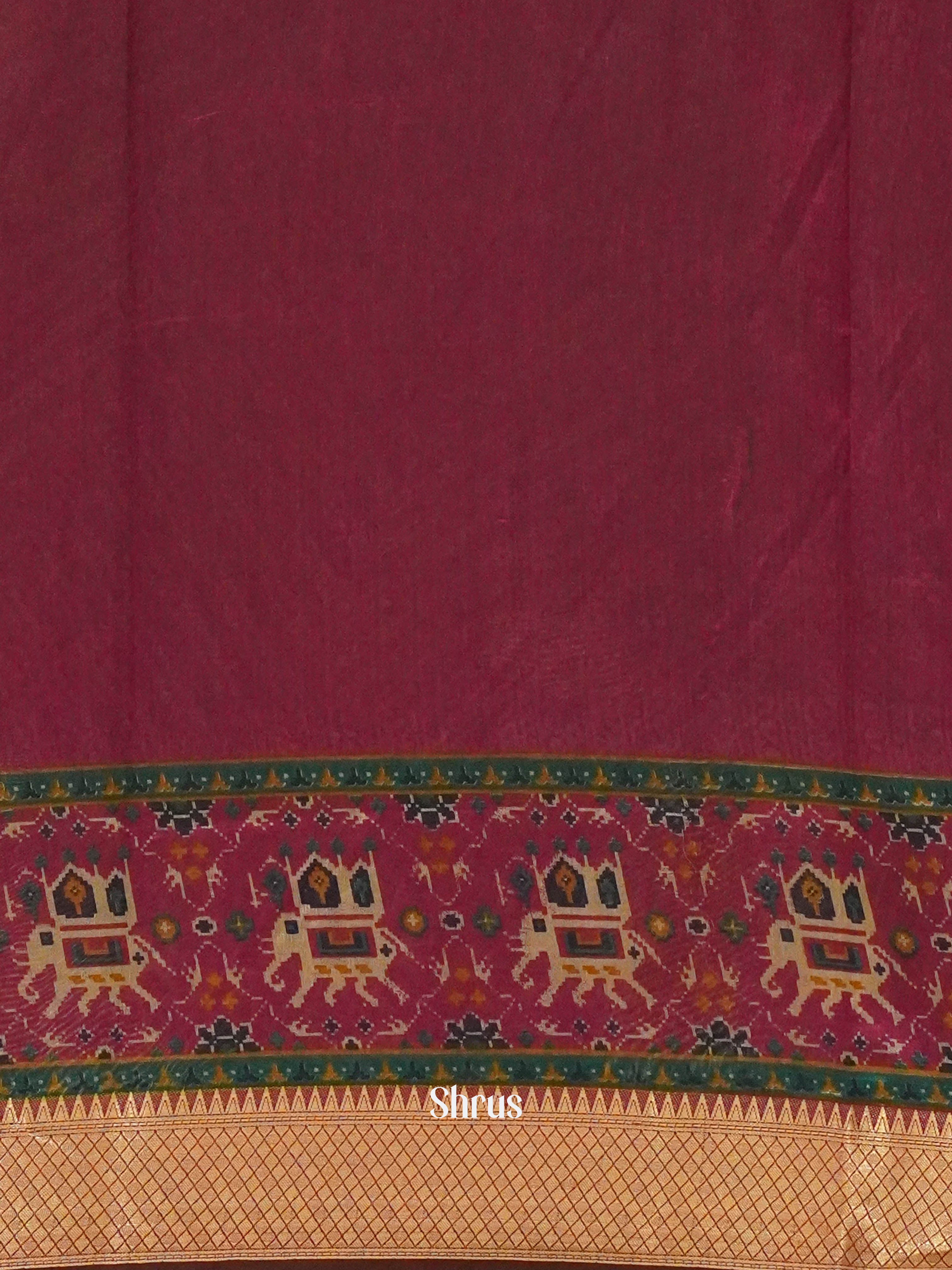 CFS22001 - Semi Patola Saree - Shop on ShrusEternity.com