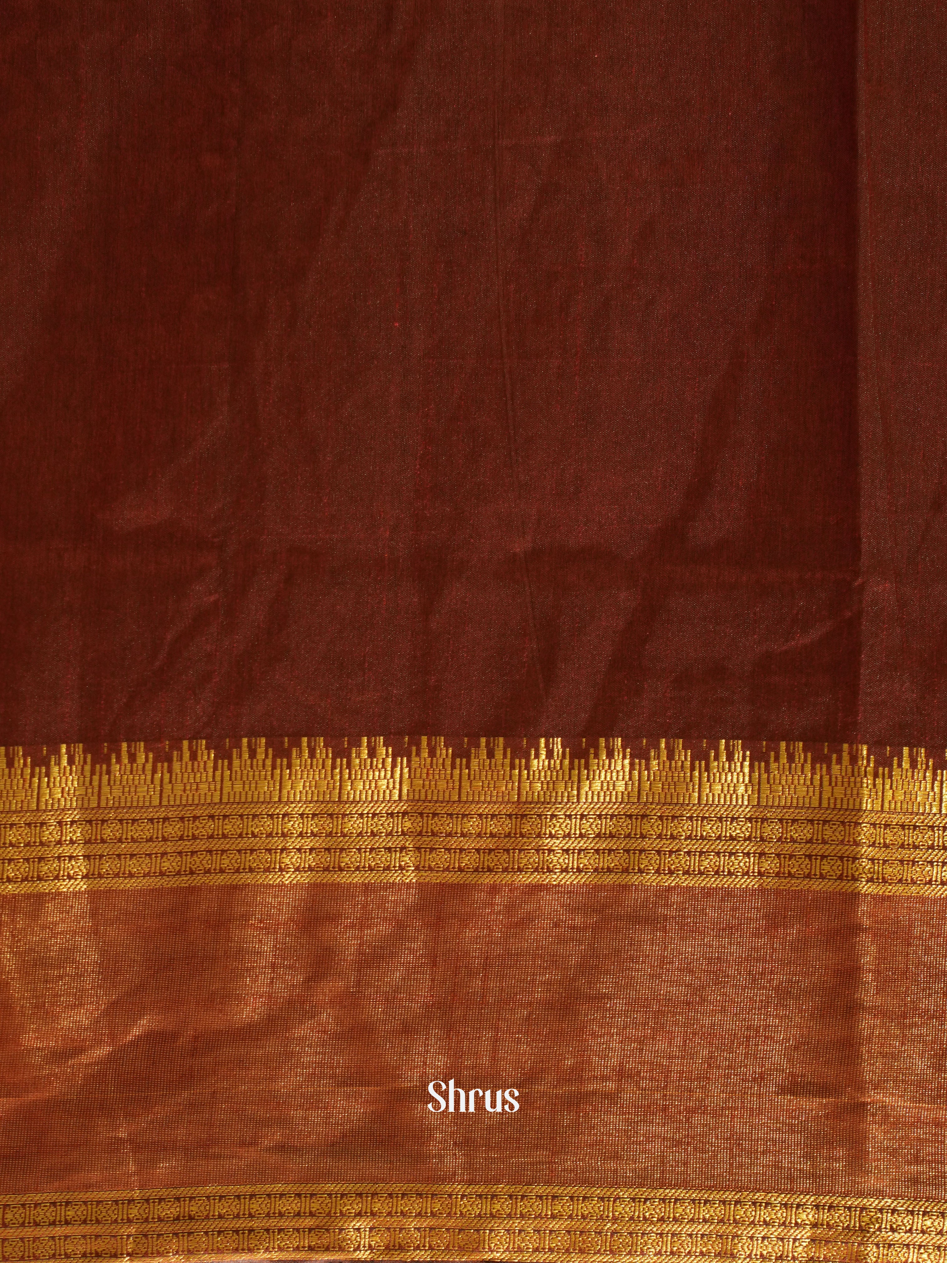 Black & Maroon - Semi Patola - Shop on ShrusEternity.com