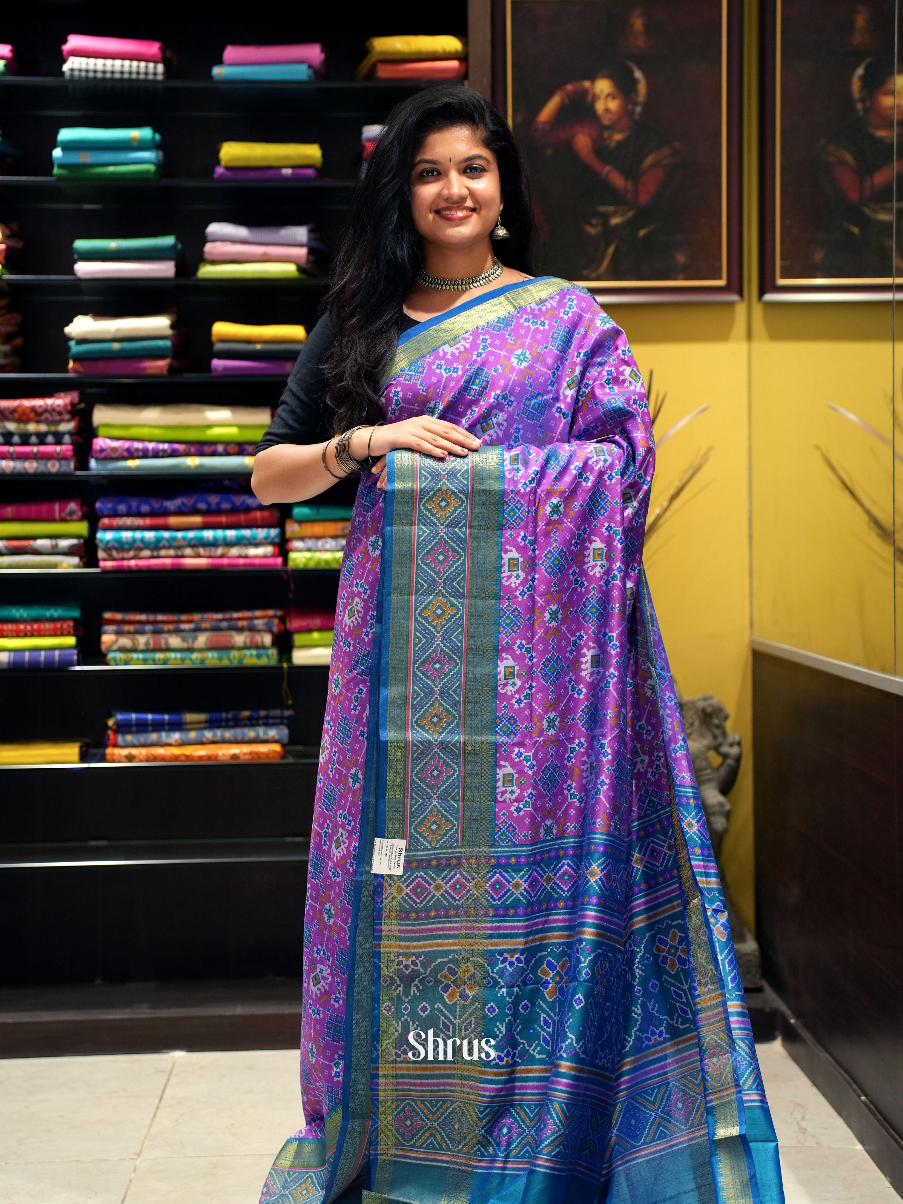 Purple & Blue - Semi Patola - Shop on ShrusEternity.com