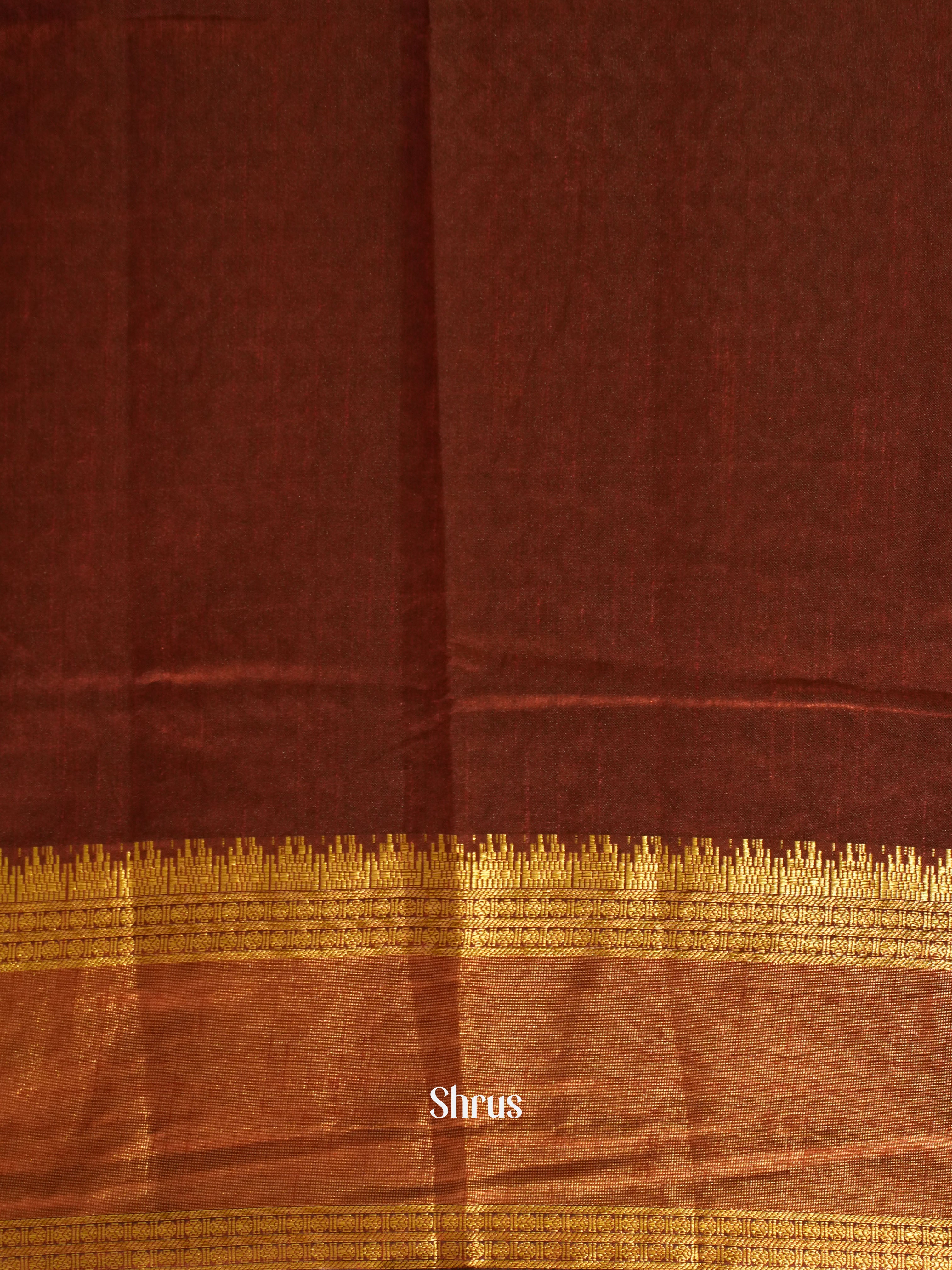 Black & Maroon - Semi Patola - Shop on ShrusEternity.com