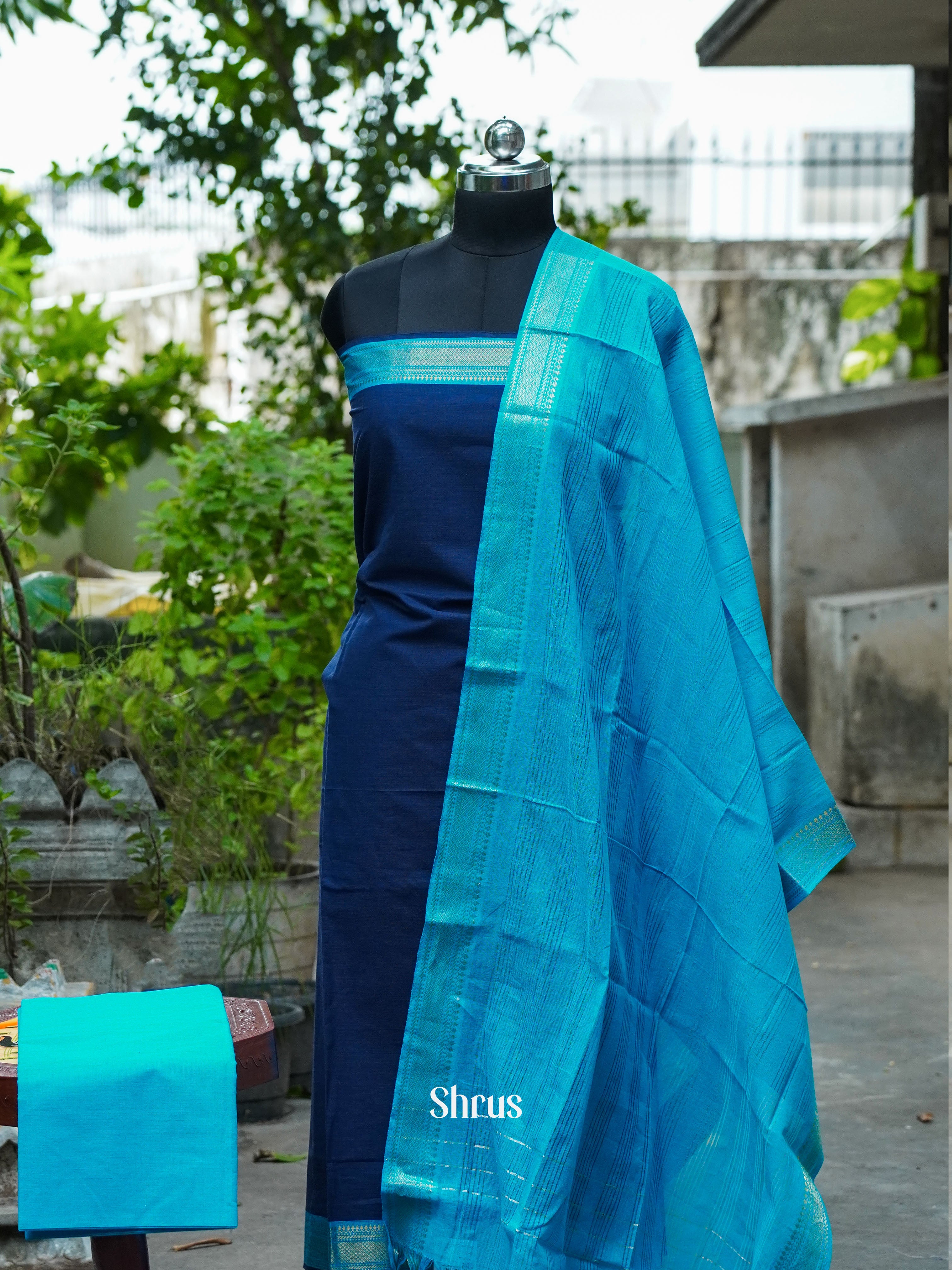 CFS24024- Cotton salwar - Shop on ShrusEternity.com