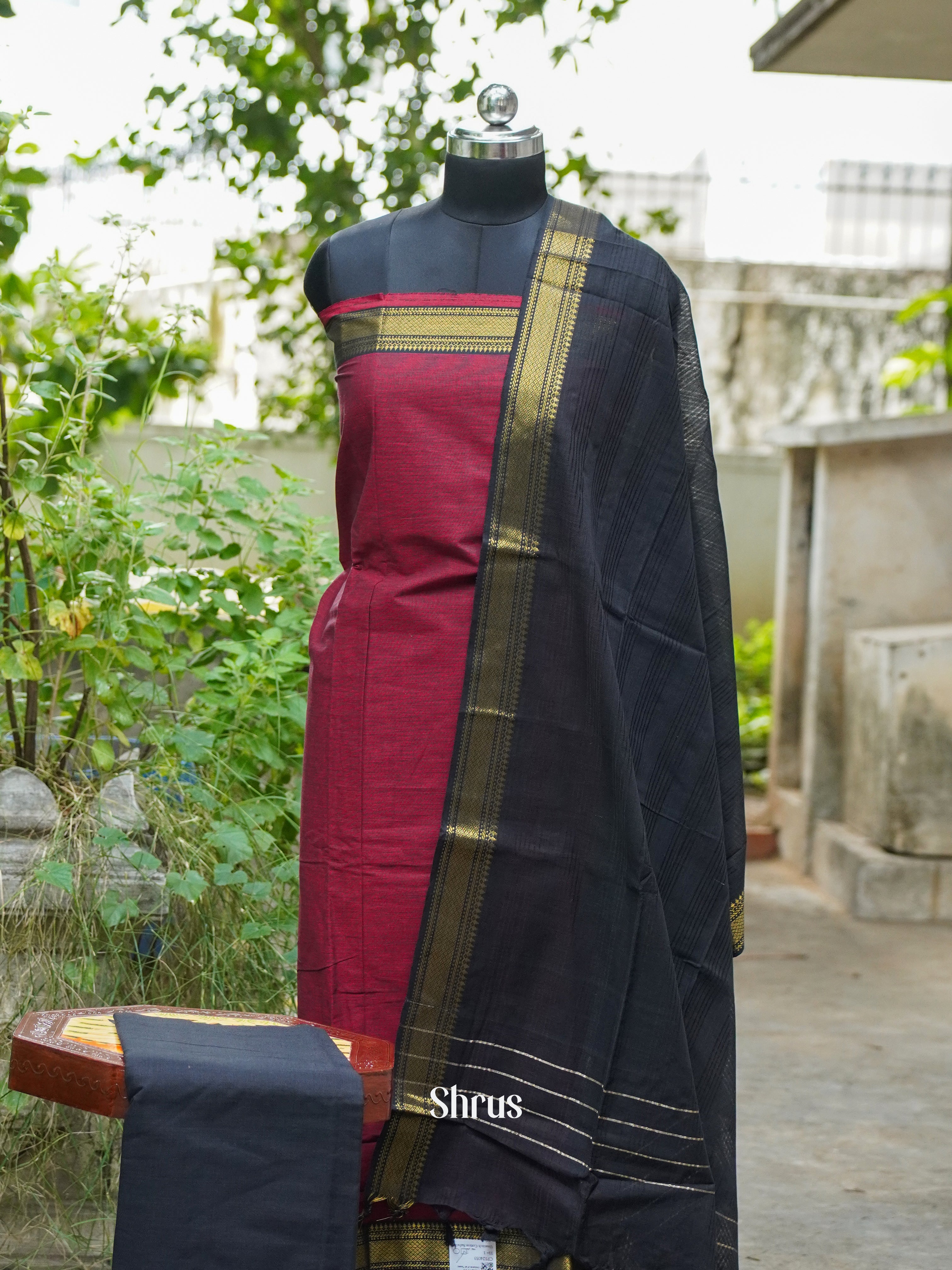 CFS24053 - Cotton salwar - Shop on ShrusEternity.com