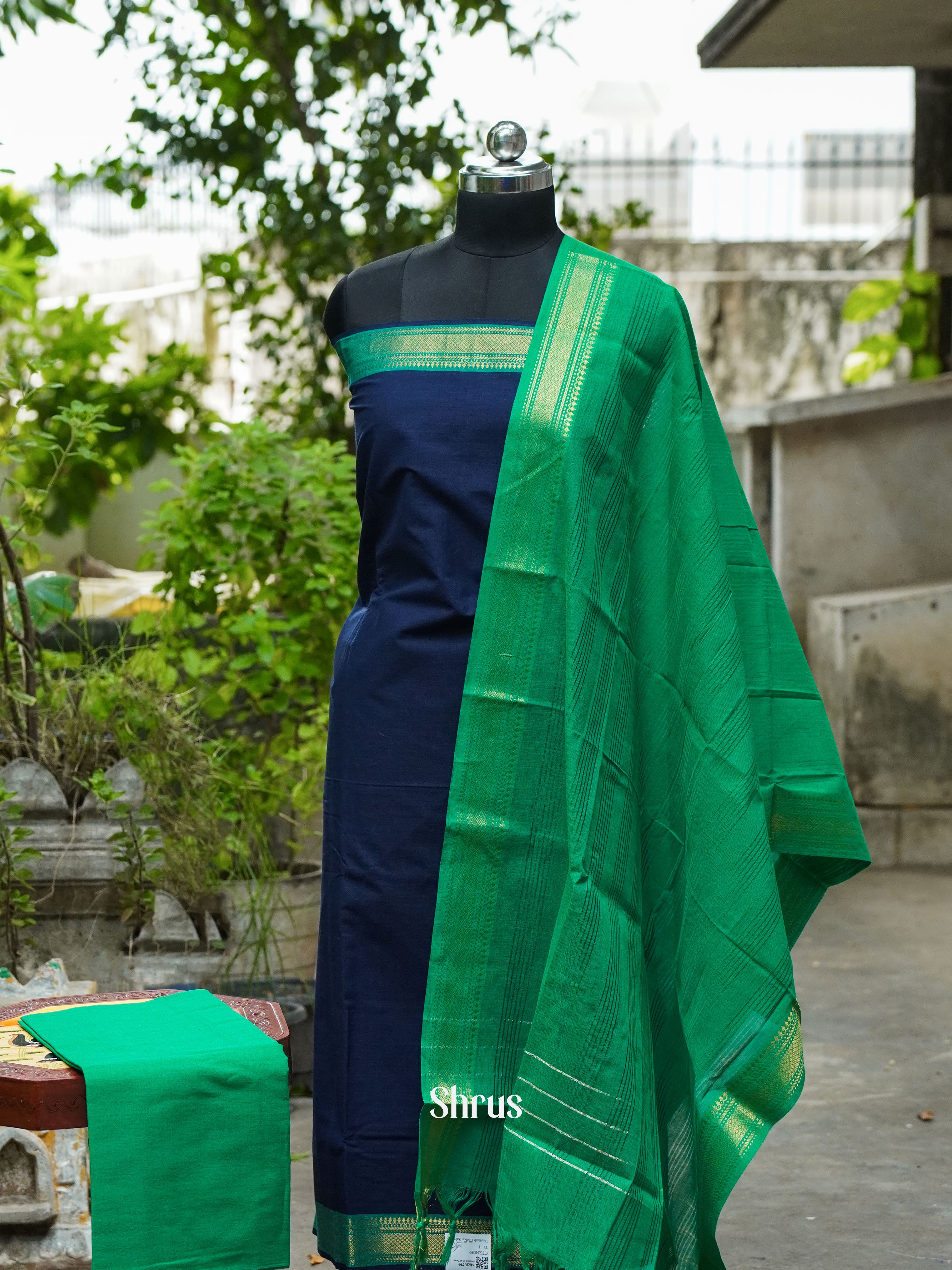 CFS24059- Cotton salwar - Shop on ShrusEternity.com