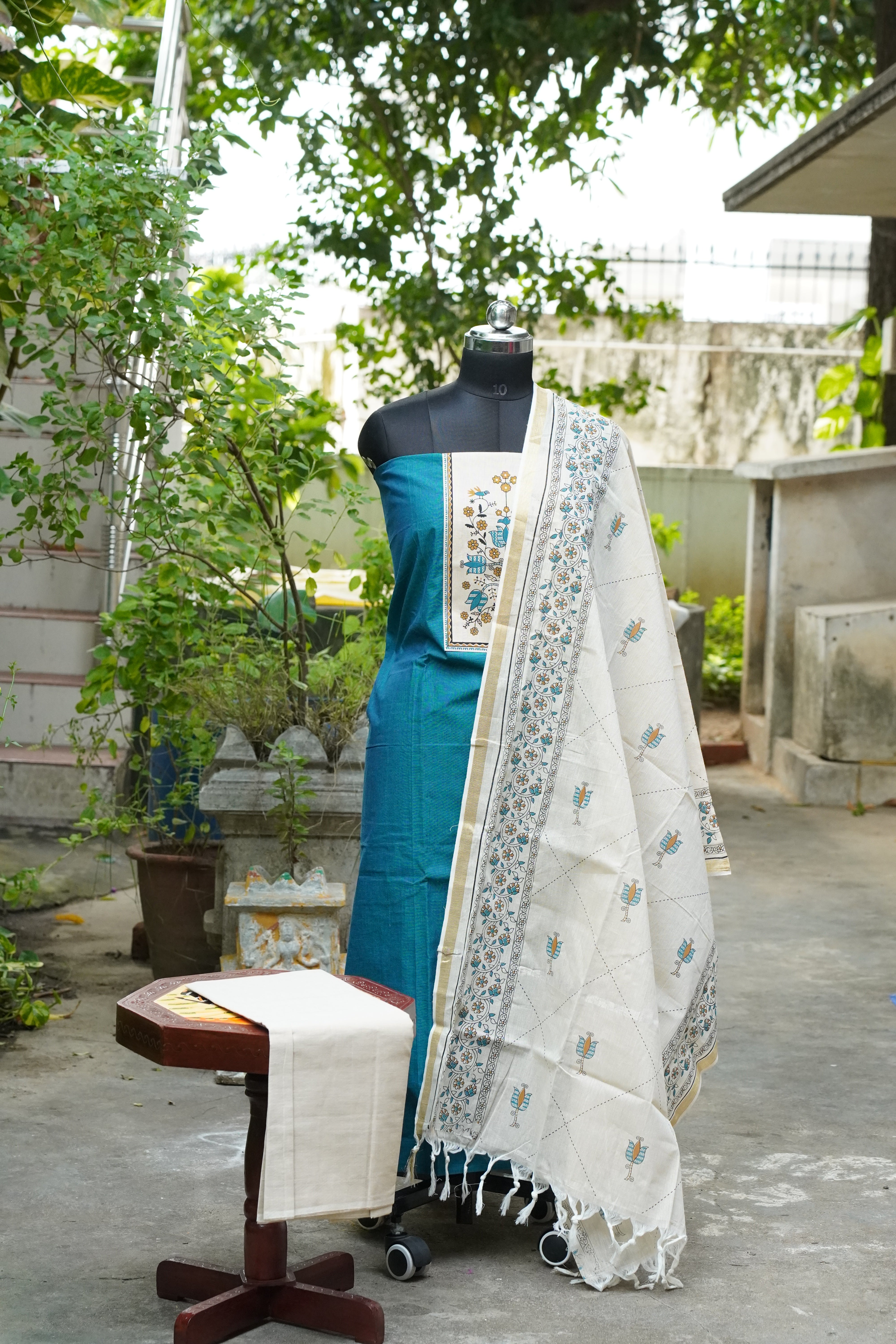 CFS24068- Cotton salwar - Shop on ShrusEternity.com