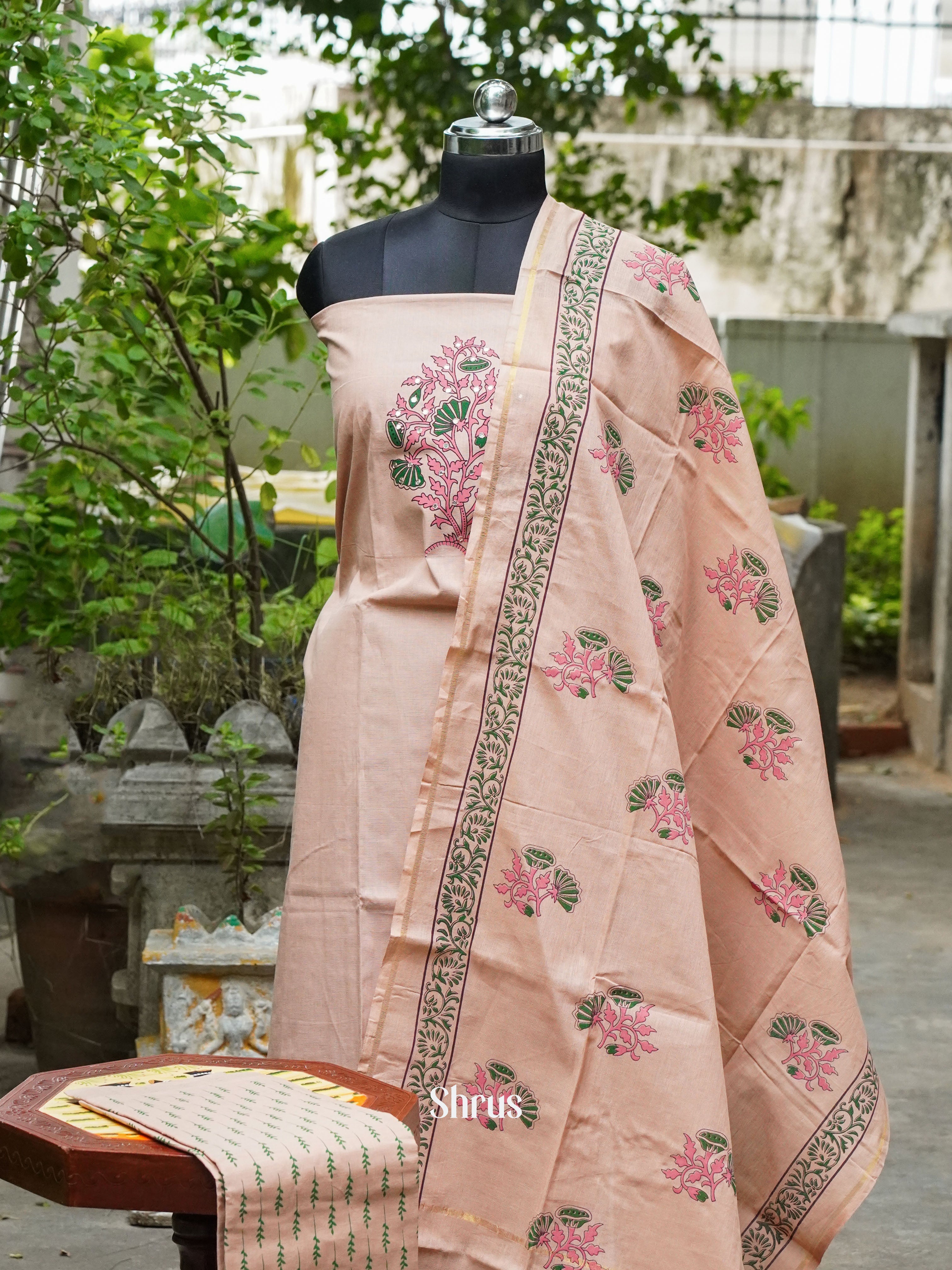 CFS24095- Cotton salwar - Shop on ShrusEternity.com