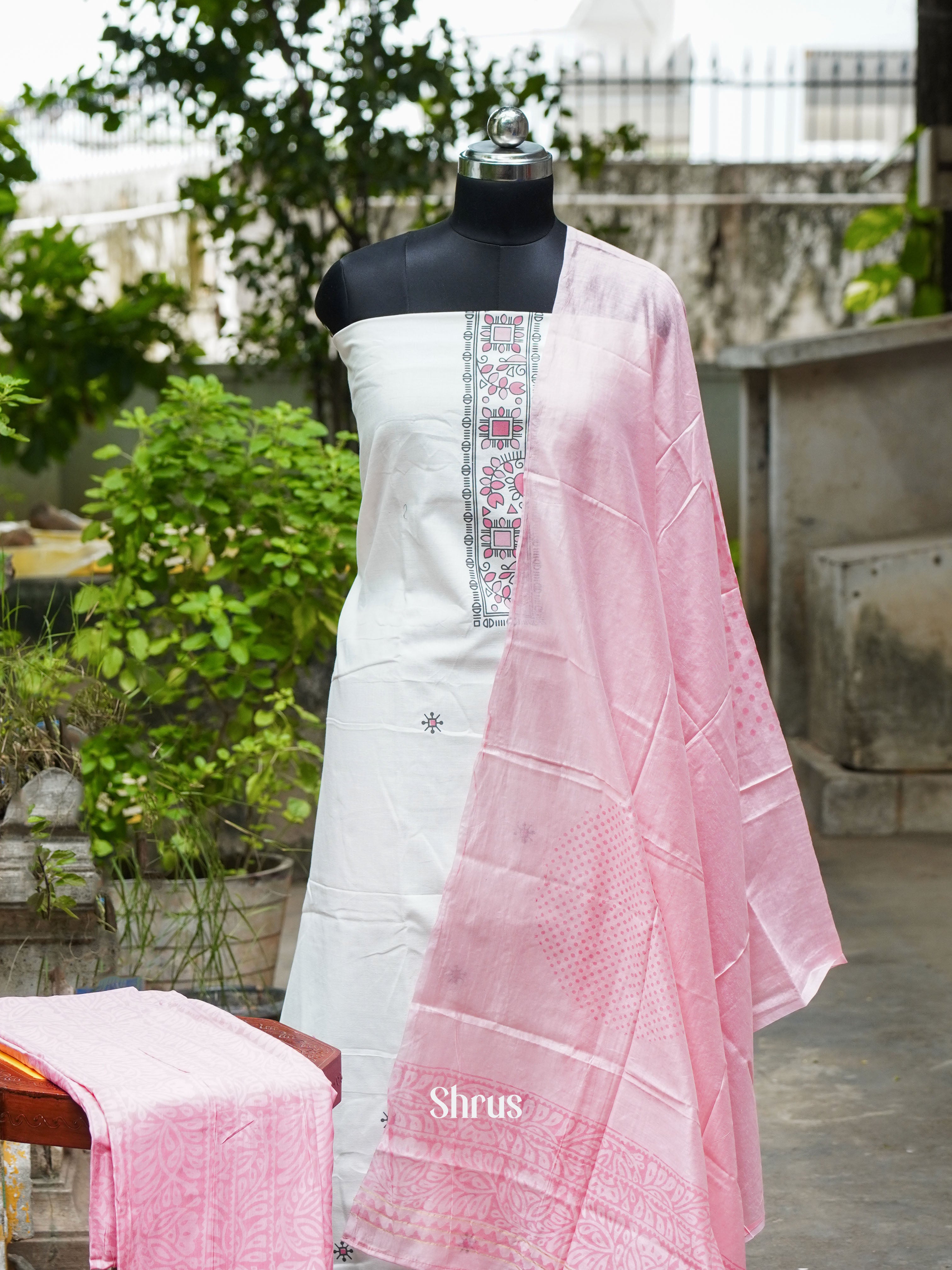 CFS24108- Cotton salwar - Shop on ShrusEternity.com