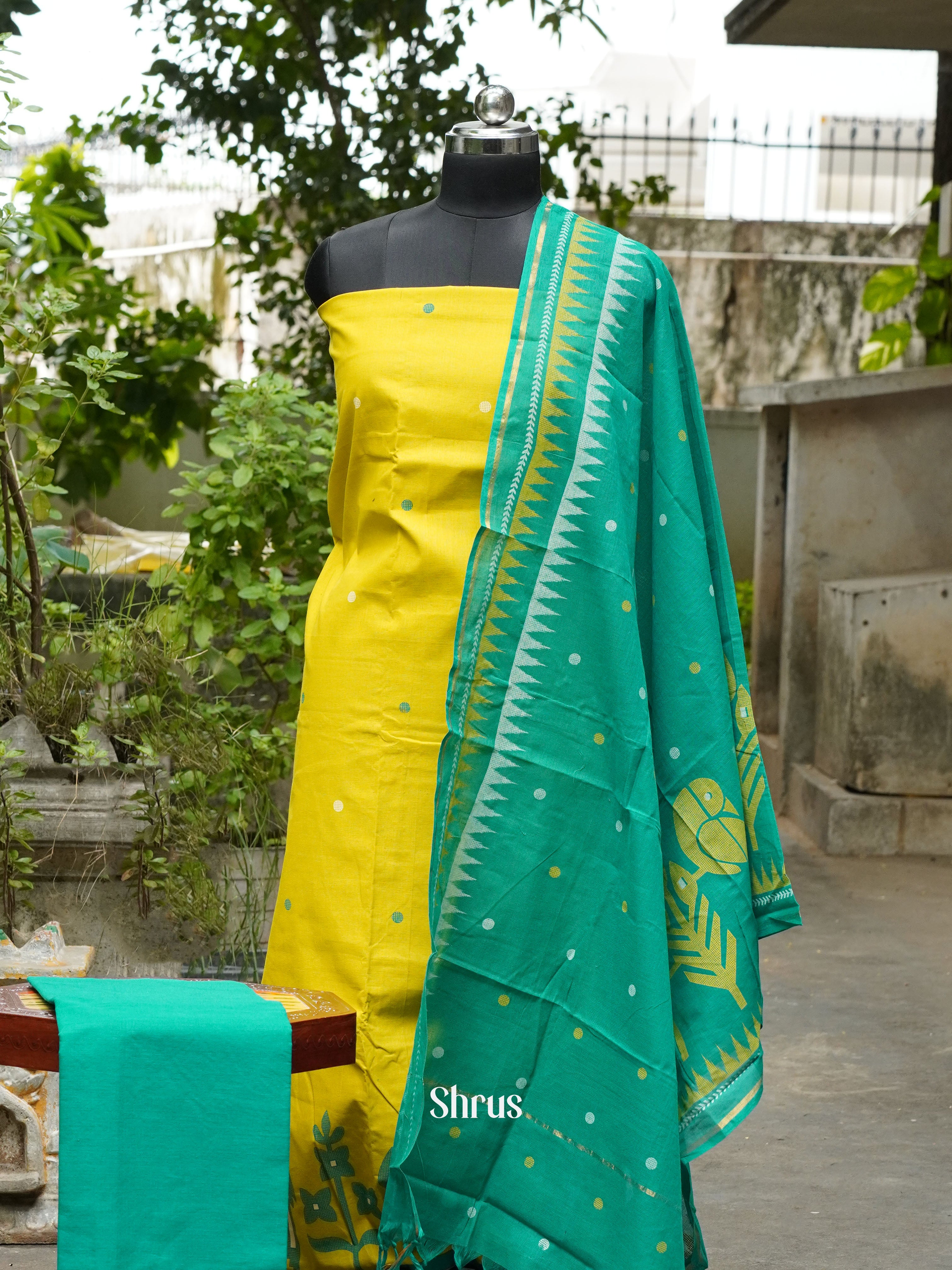 CFS24128 - Cotton salwar - Shop on ShrusEternity.com