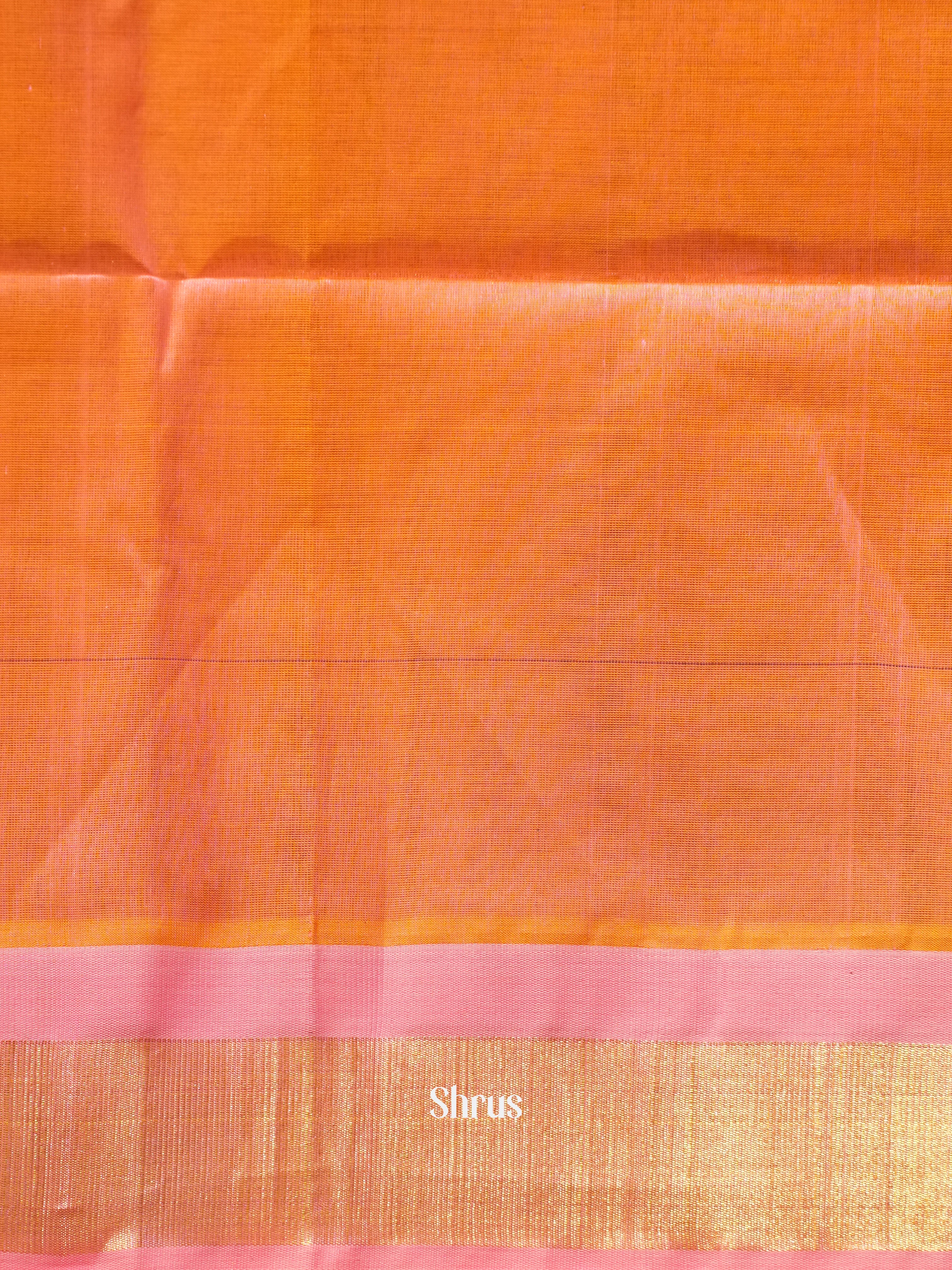 Maroon & Pink - Silk Cotton Saree - Shop on ShrusEternity.com