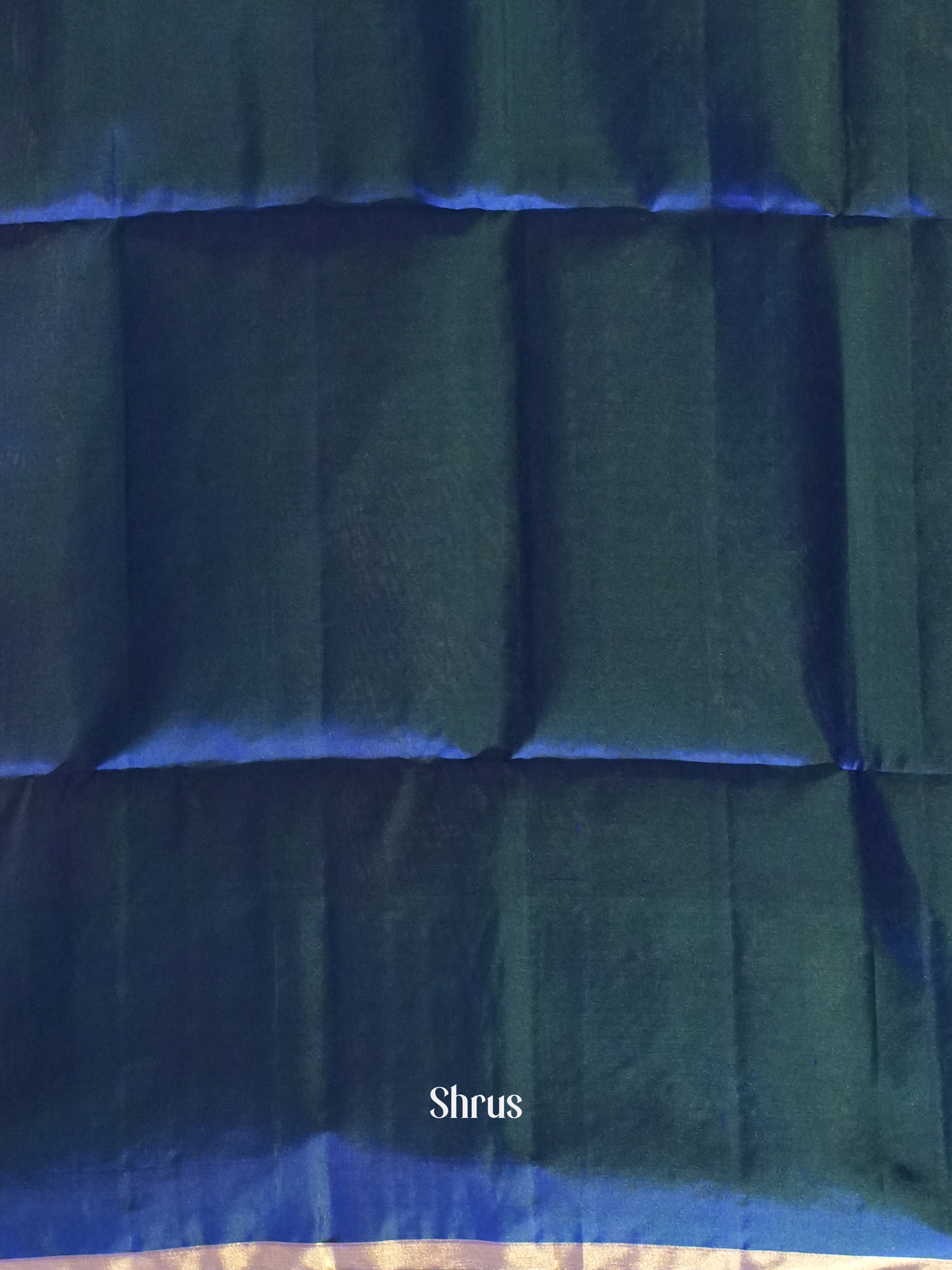 Purple & Blue - Soft Silk Saree - Shop on ShrusEternity.com