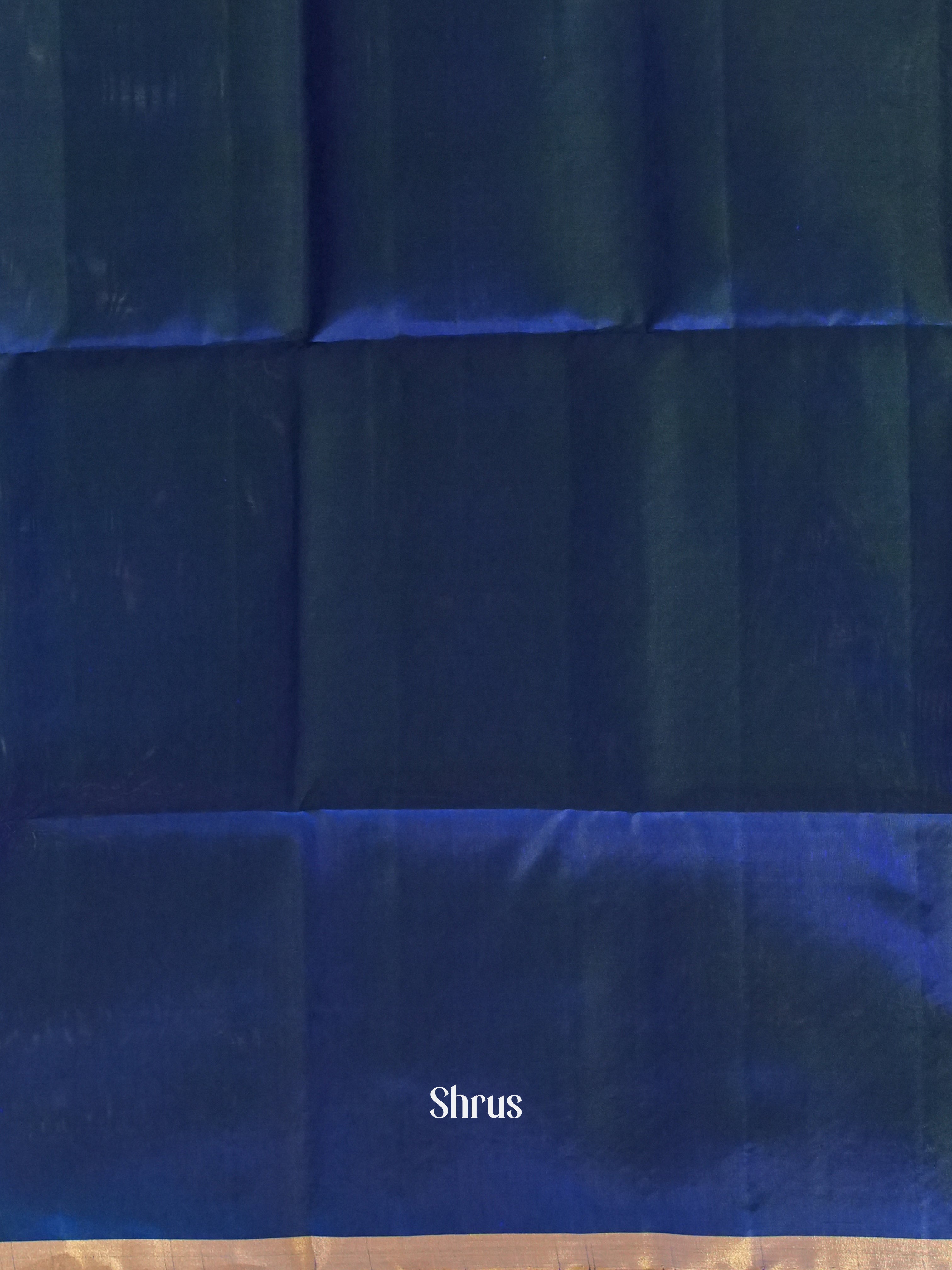 Blue(Single Tone) - Soft Silk Saree - Shop on ShrusEternity.com