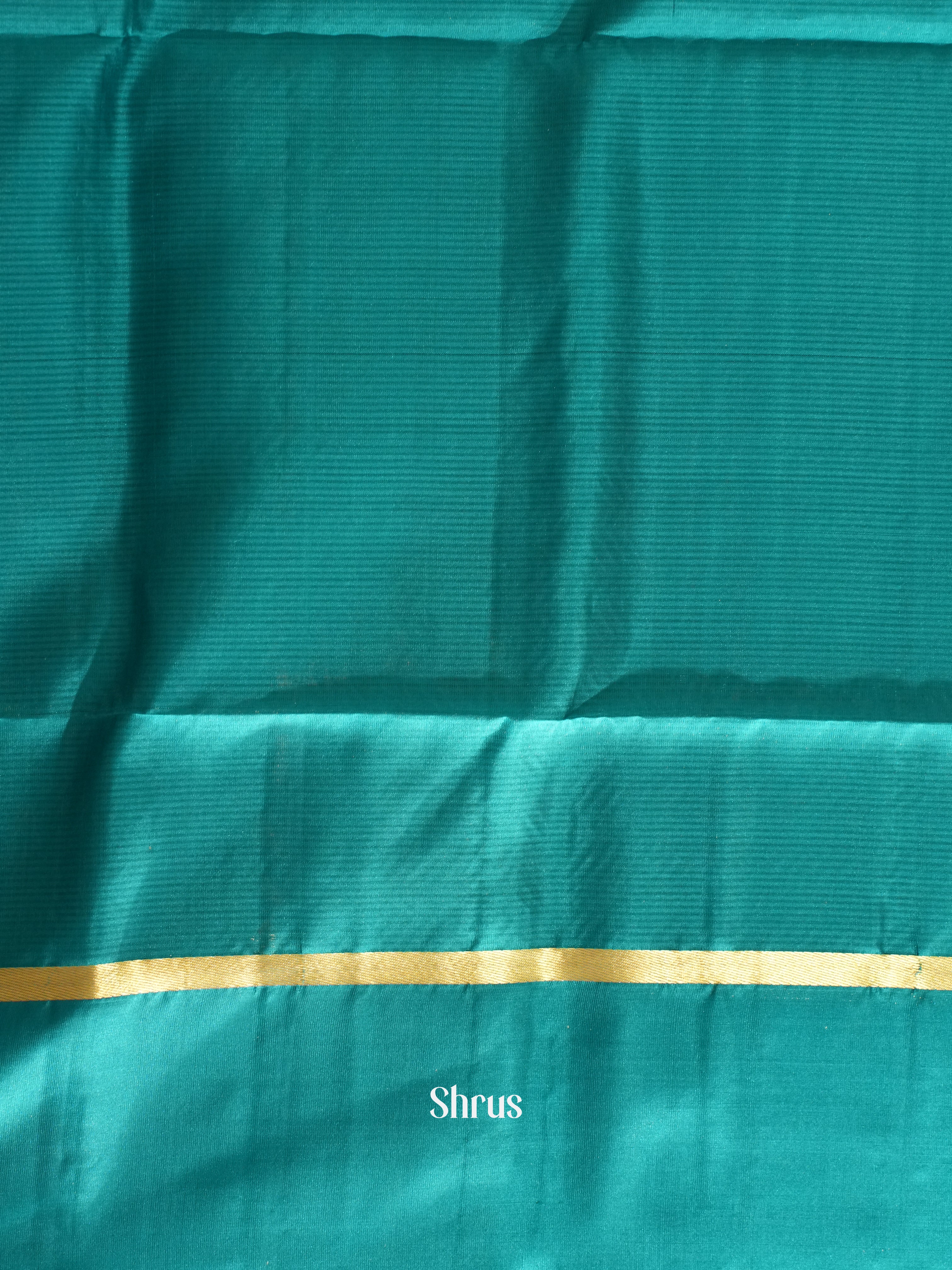 Red & Blue - Soft Silk Saree - Shop on ShrusEternity.com