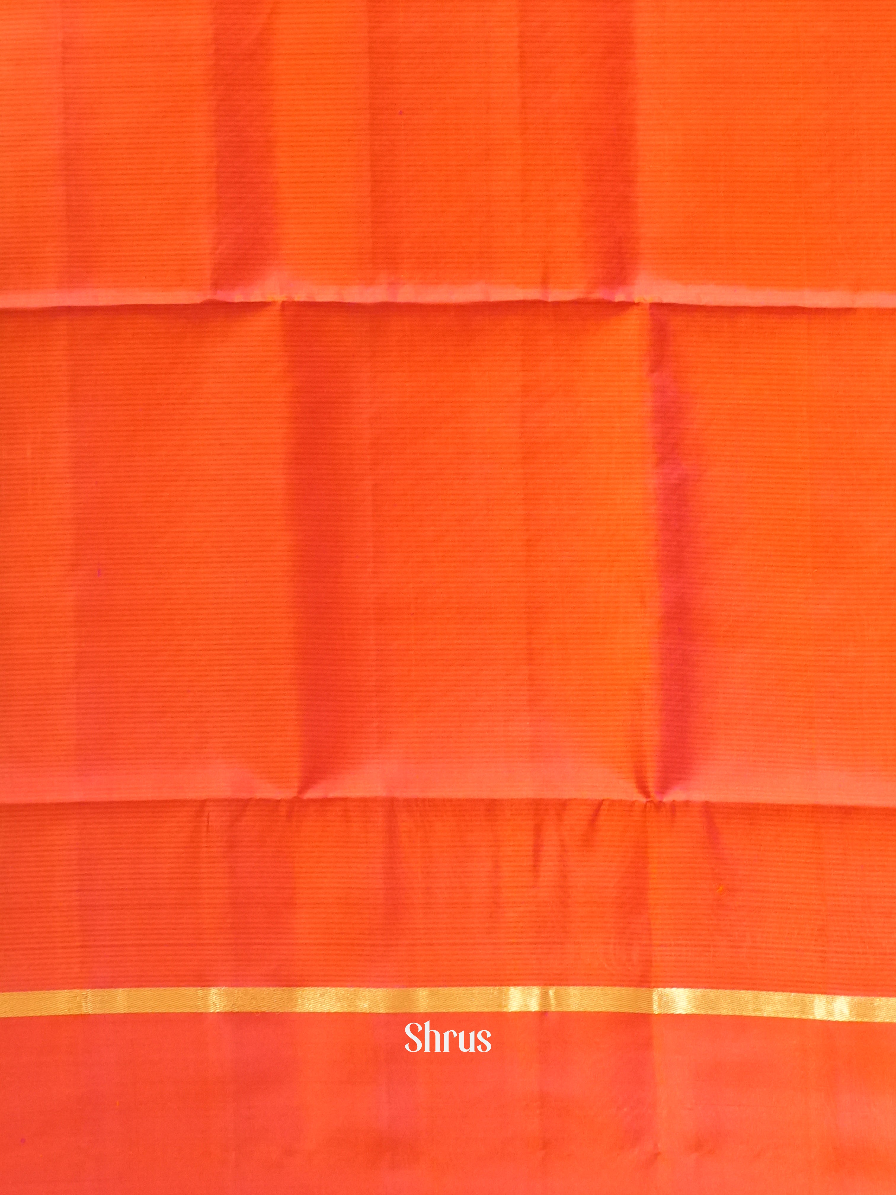Light Green & Orangish Pink - Soft Silk Saree - Shop on ShrusEternity.com